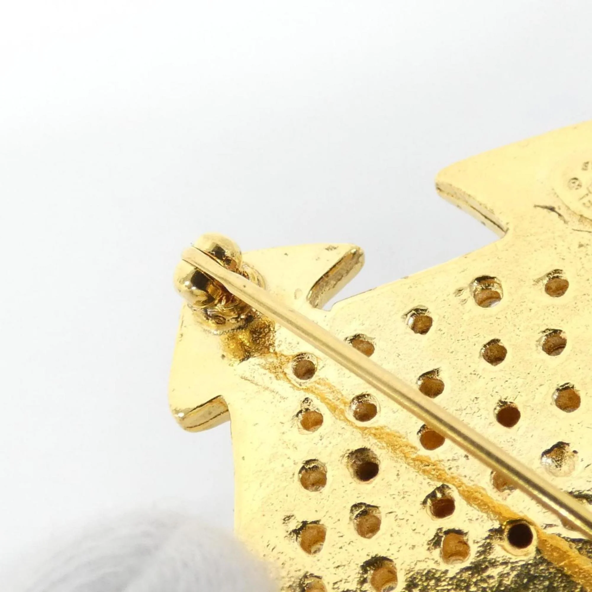 Brooch Gold-Tone Metal - Image 4