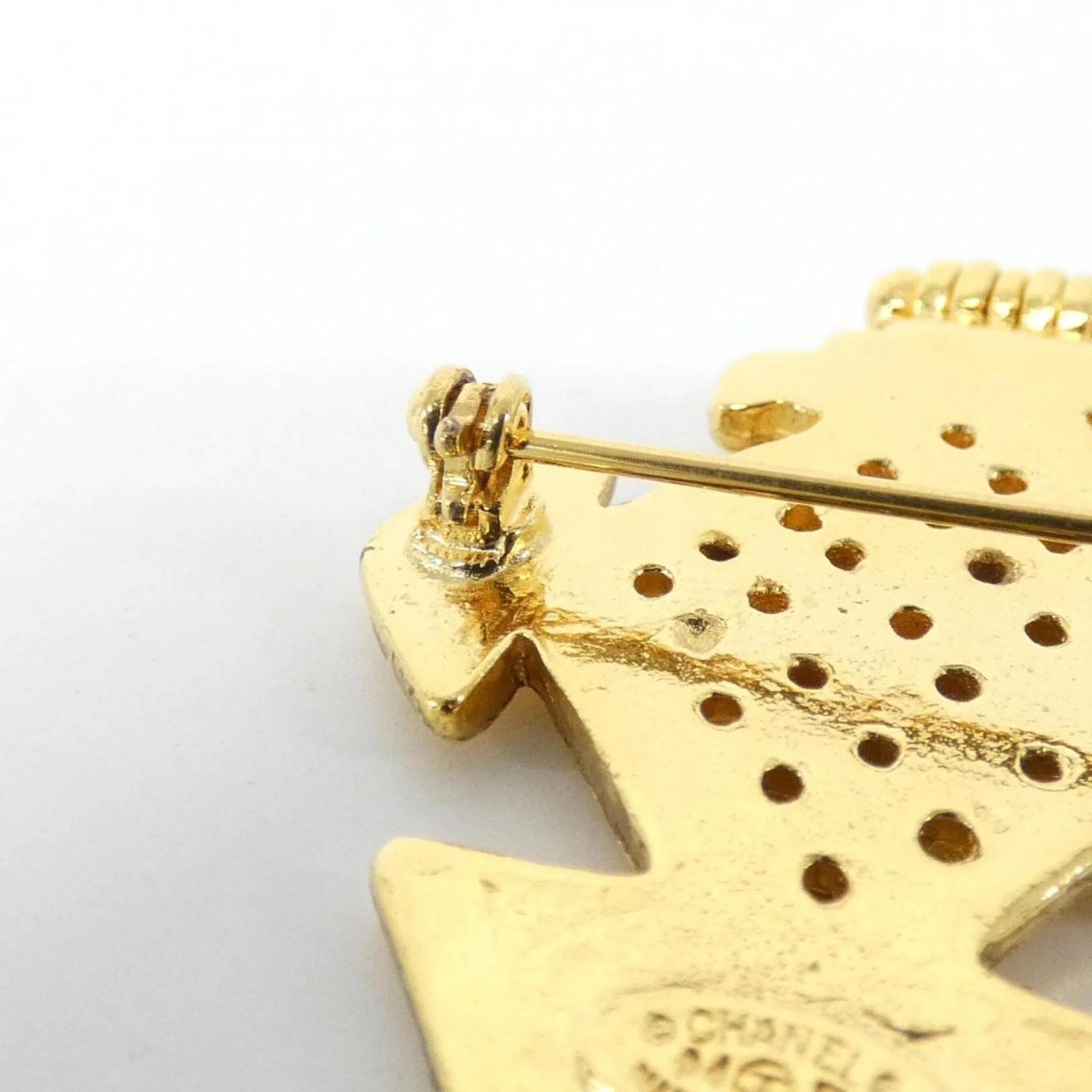 Brooch Gold-Tone Metal - Image 6