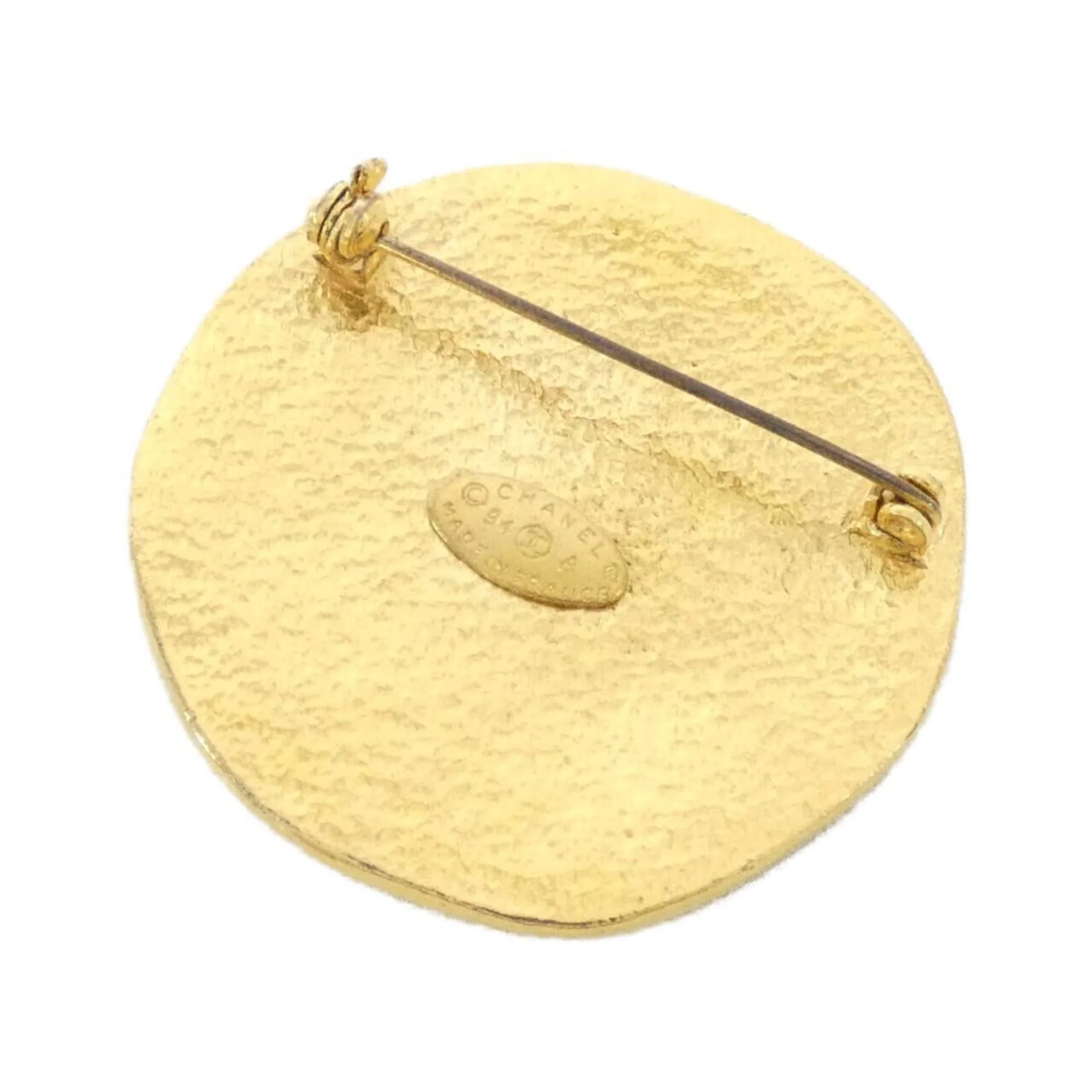 Brooch Gold-Tone Metal - Image 2