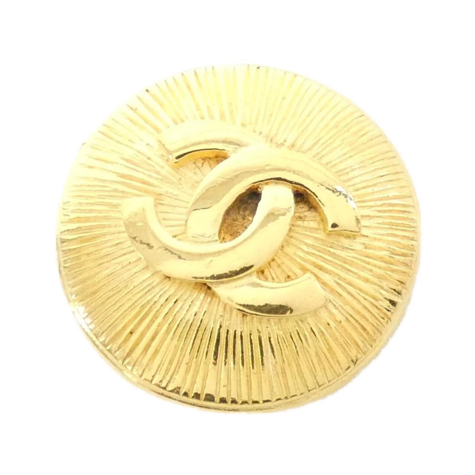 Brooch Gold-Tone Metal