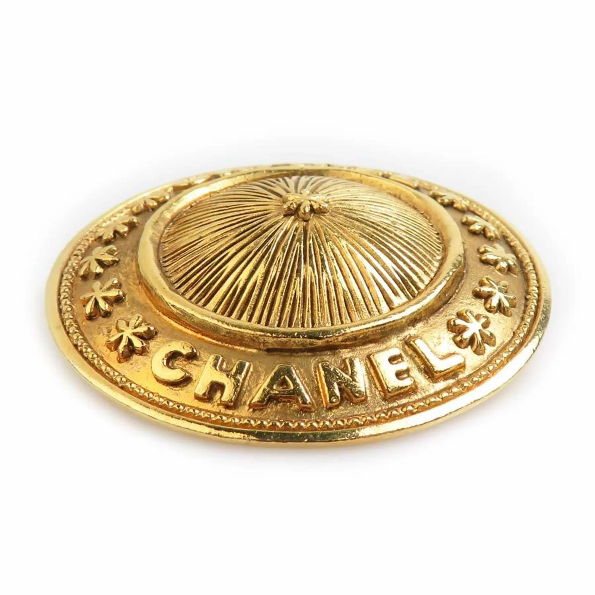 Brooch Gold-Tone Metal - Image 3