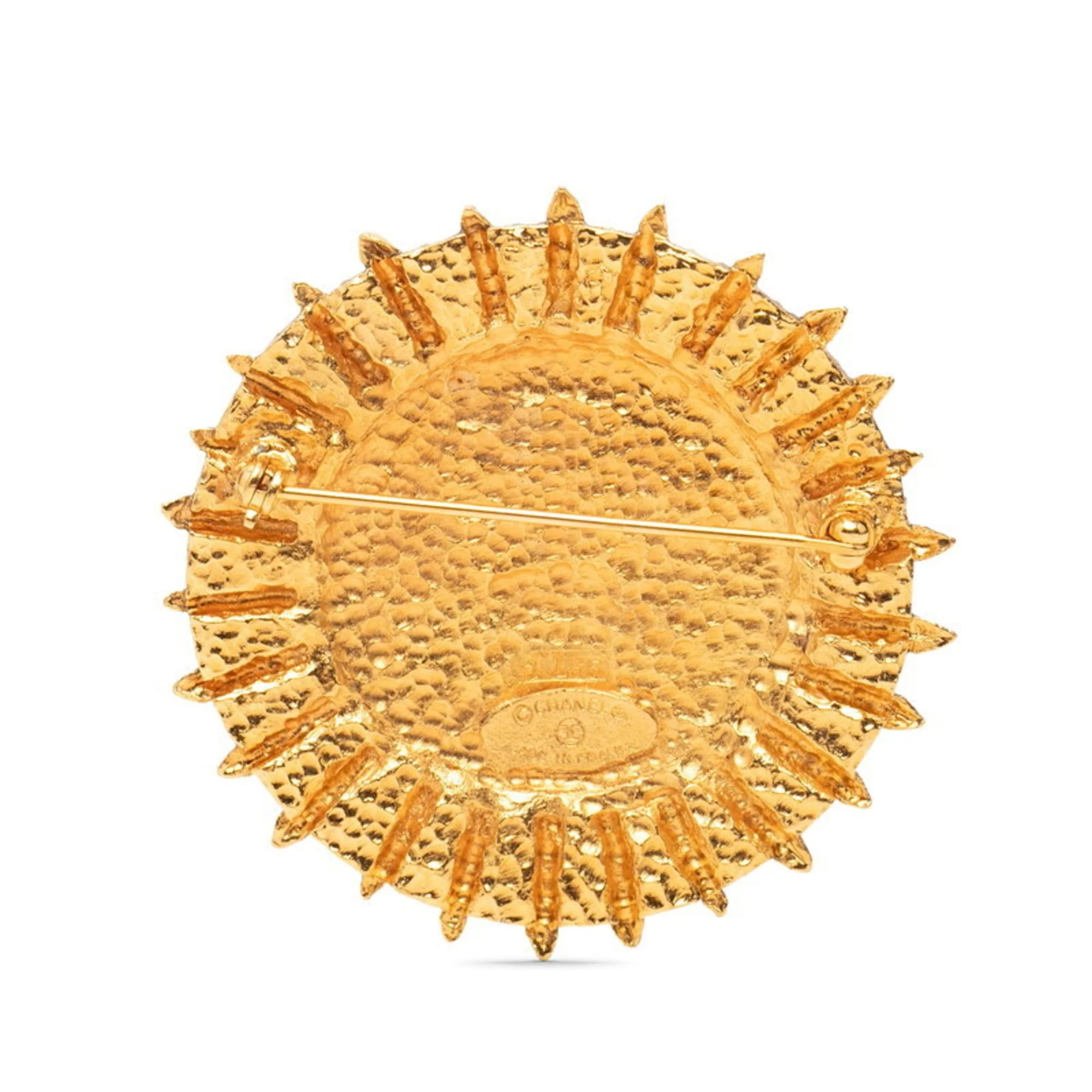 Brooch Gold-Tone Metal - Image 2