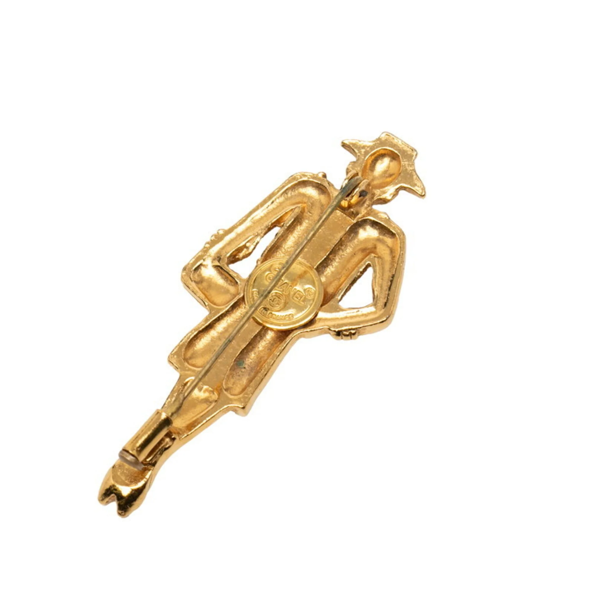 Brooch Gold-Tone Metal - Image 2