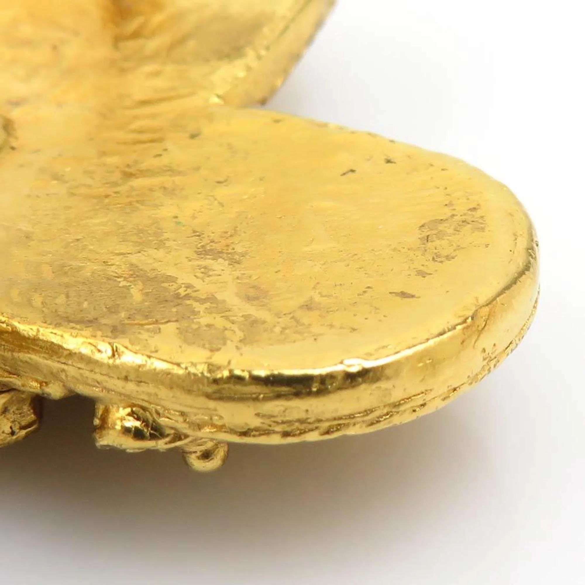 CC Logo Brooch Gold-Tone Metal - Image 9