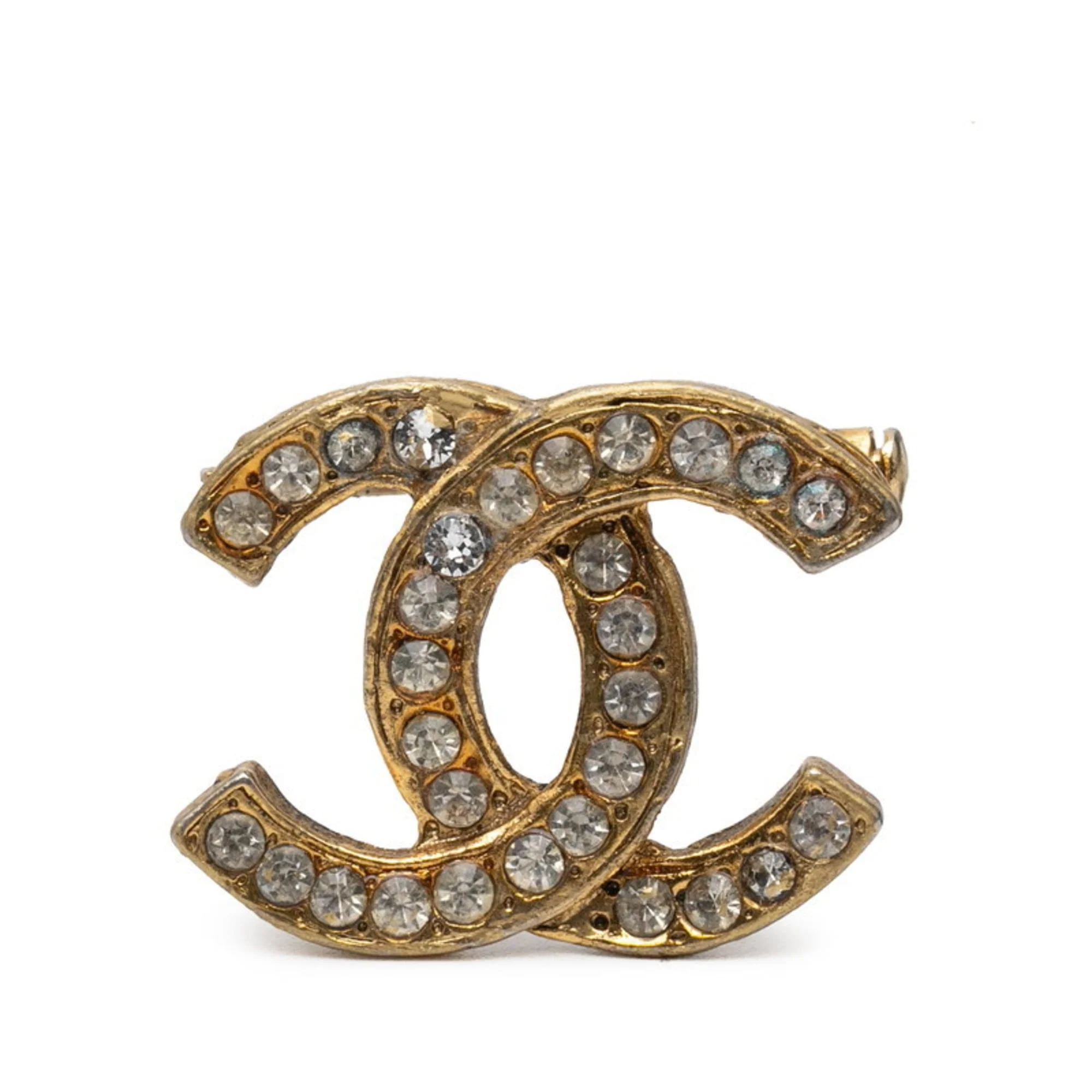 CC Logo Brooch Metal