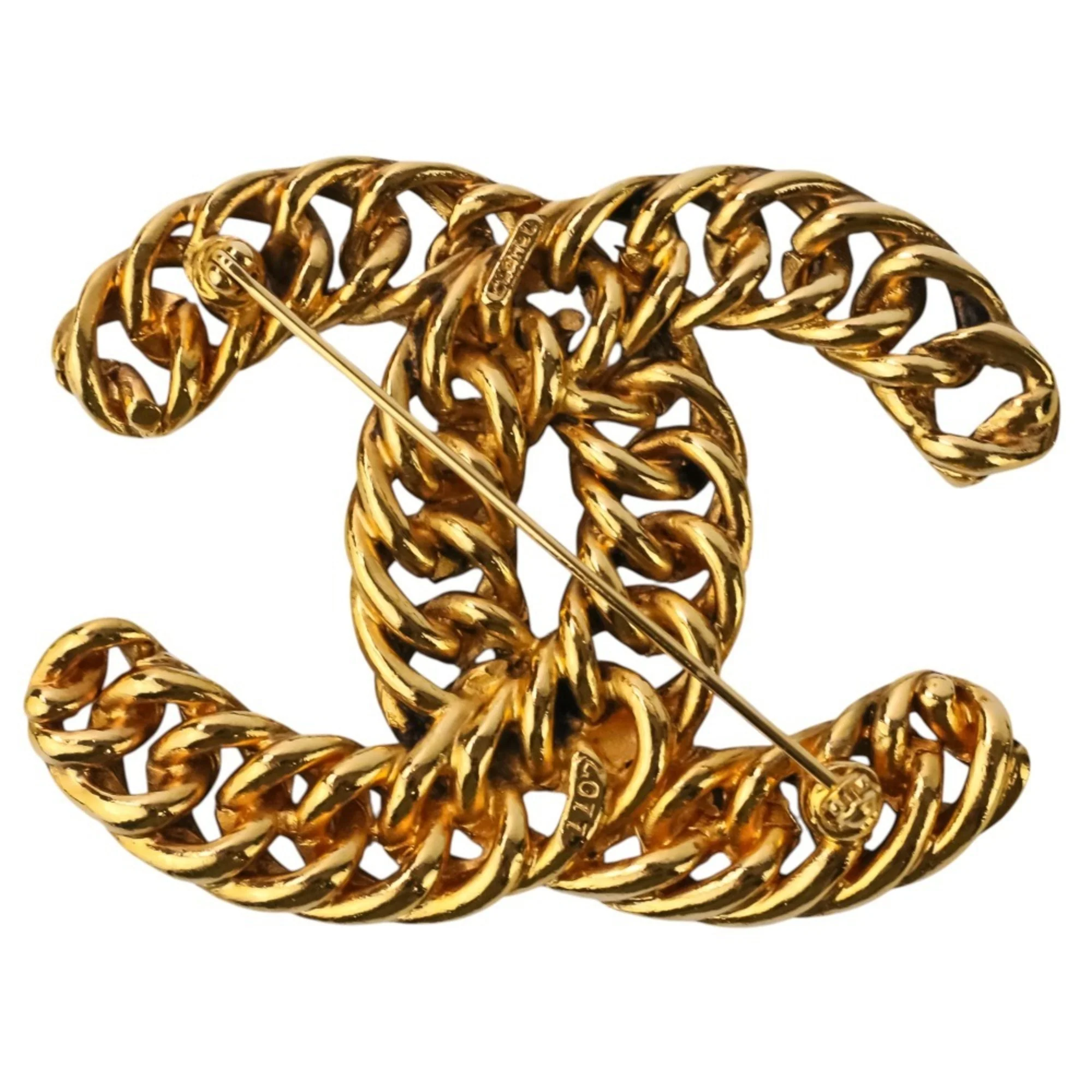 CC Logo Brooch Metal - Image 3