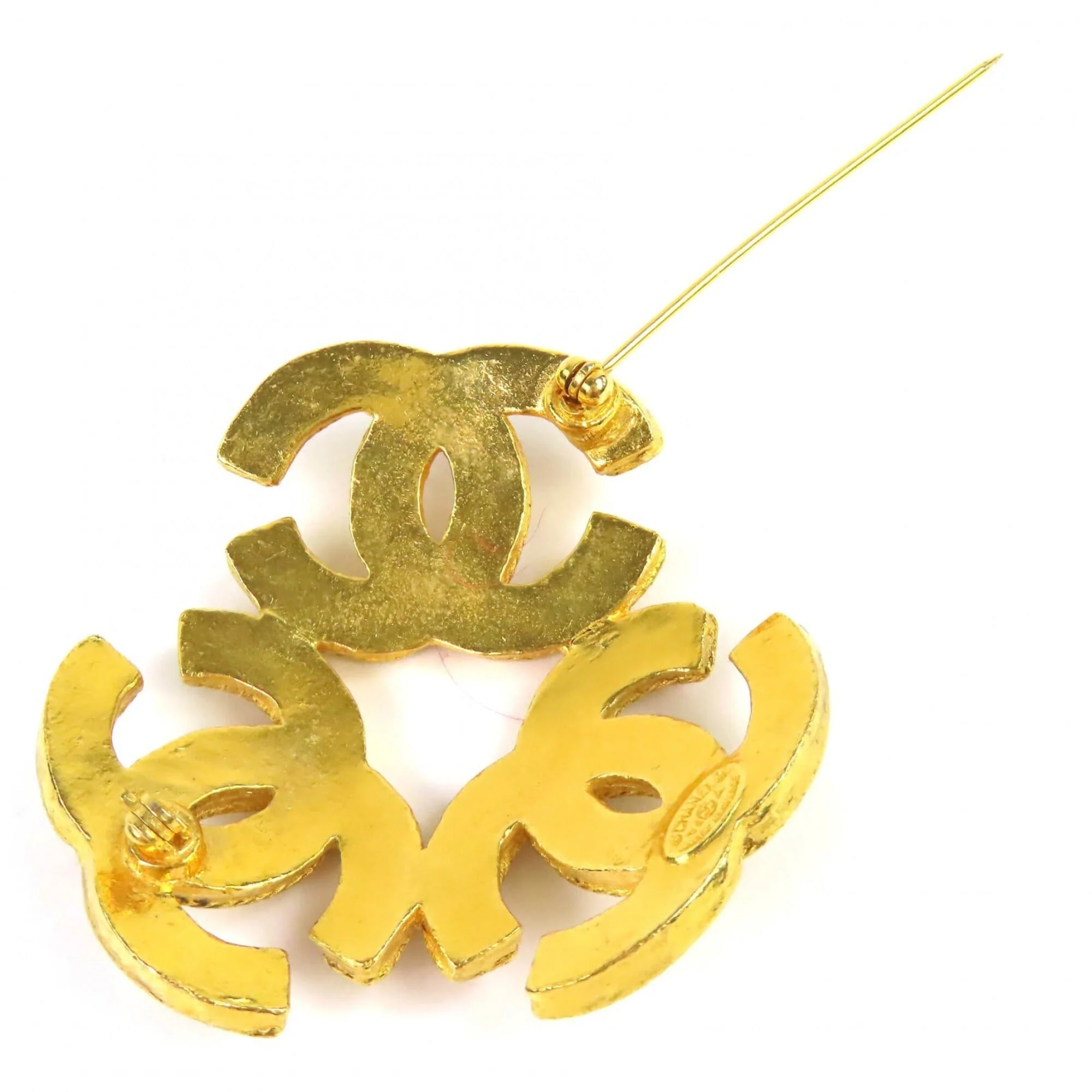 CC Logo Brooch Metal - Image 5