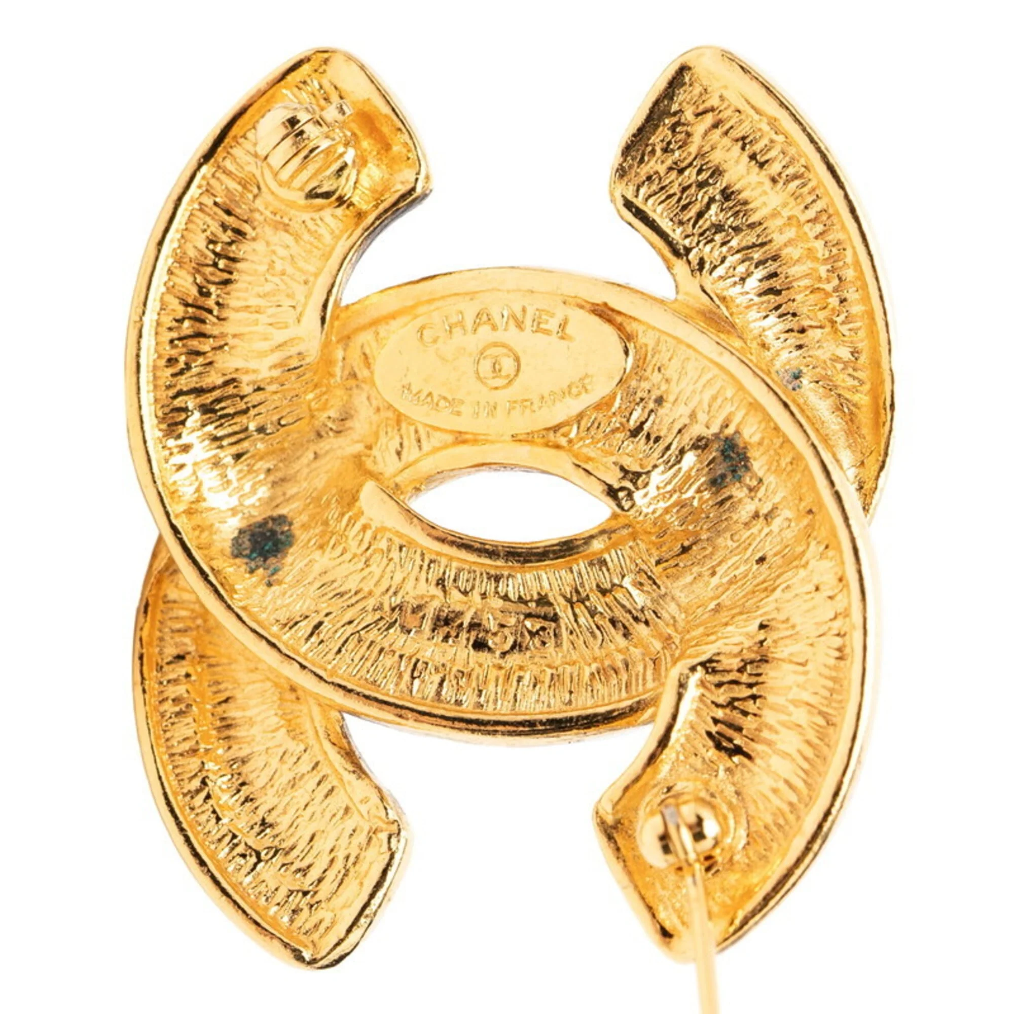 CC Logo Brooch Metal - Image 3