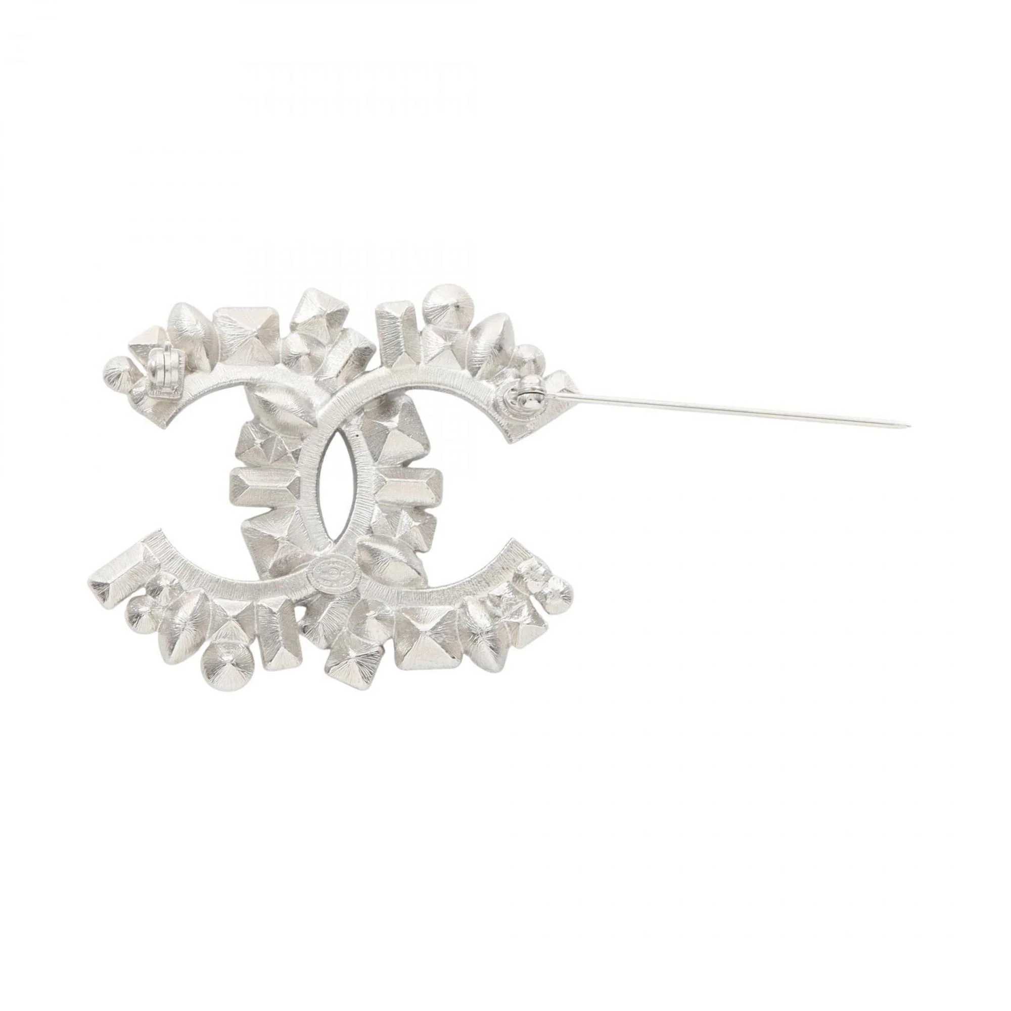 CC Logo Brooch Sterling Silver - Image 2
