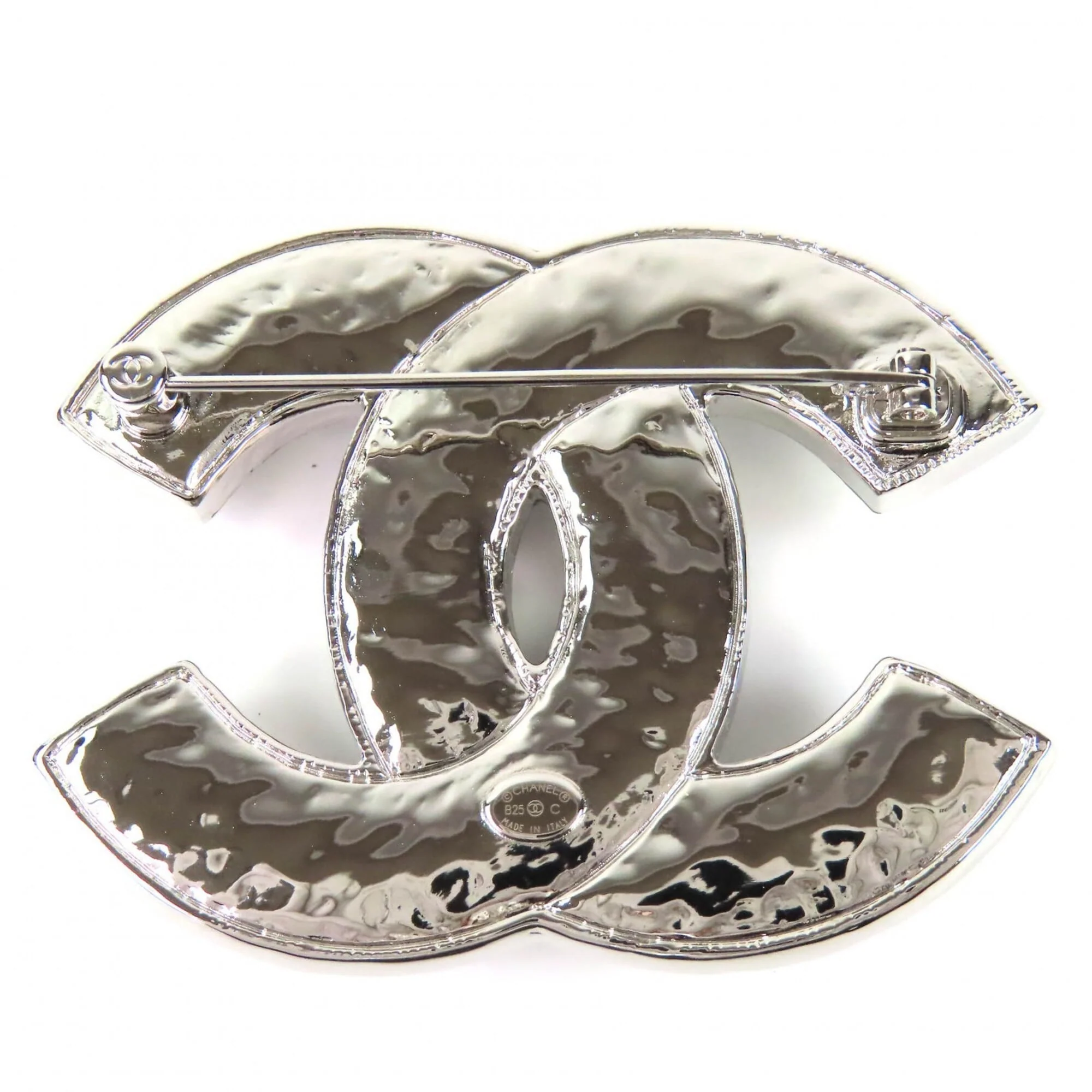 CC Logo Brooch Sterling Silver - Image 3