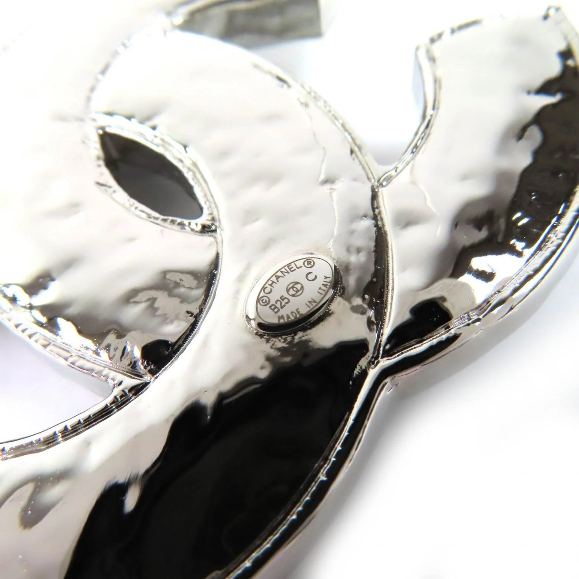 CC Logo Brooch Sterling Silver - Image 6