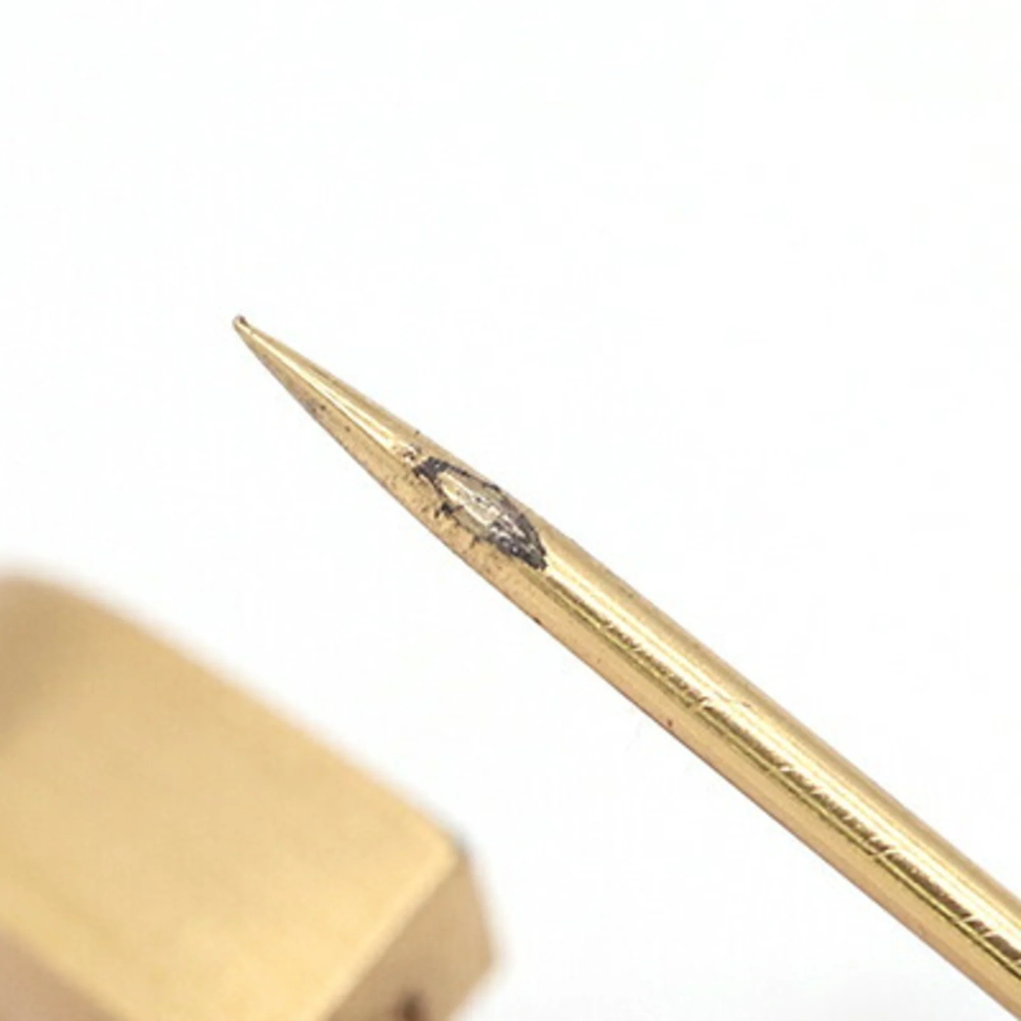 Safety Pin Brooch Metal with Rhinestone - Image 6