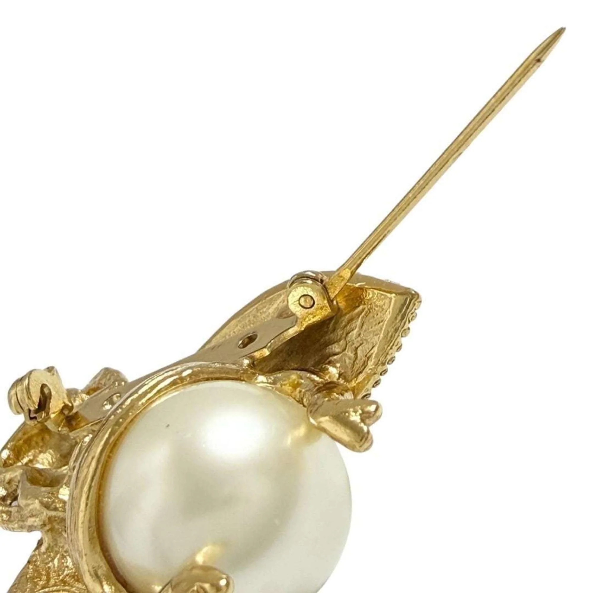 Brooch Artificial Pearl and Metal - Image 4