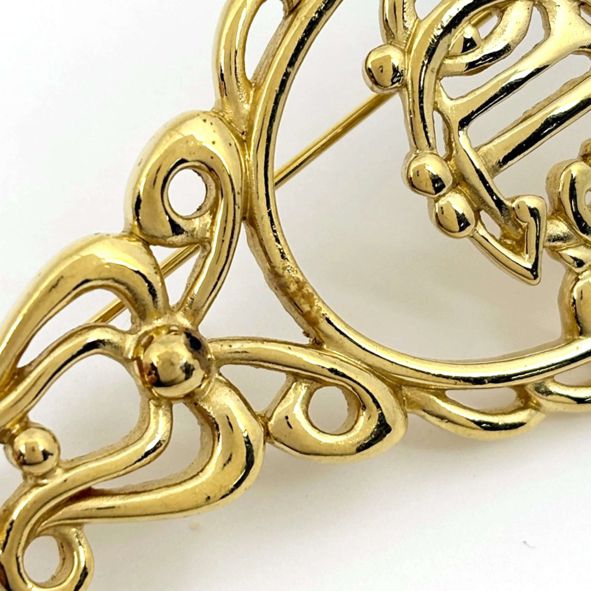 Brooch Gold-Tone Metal - Image 5