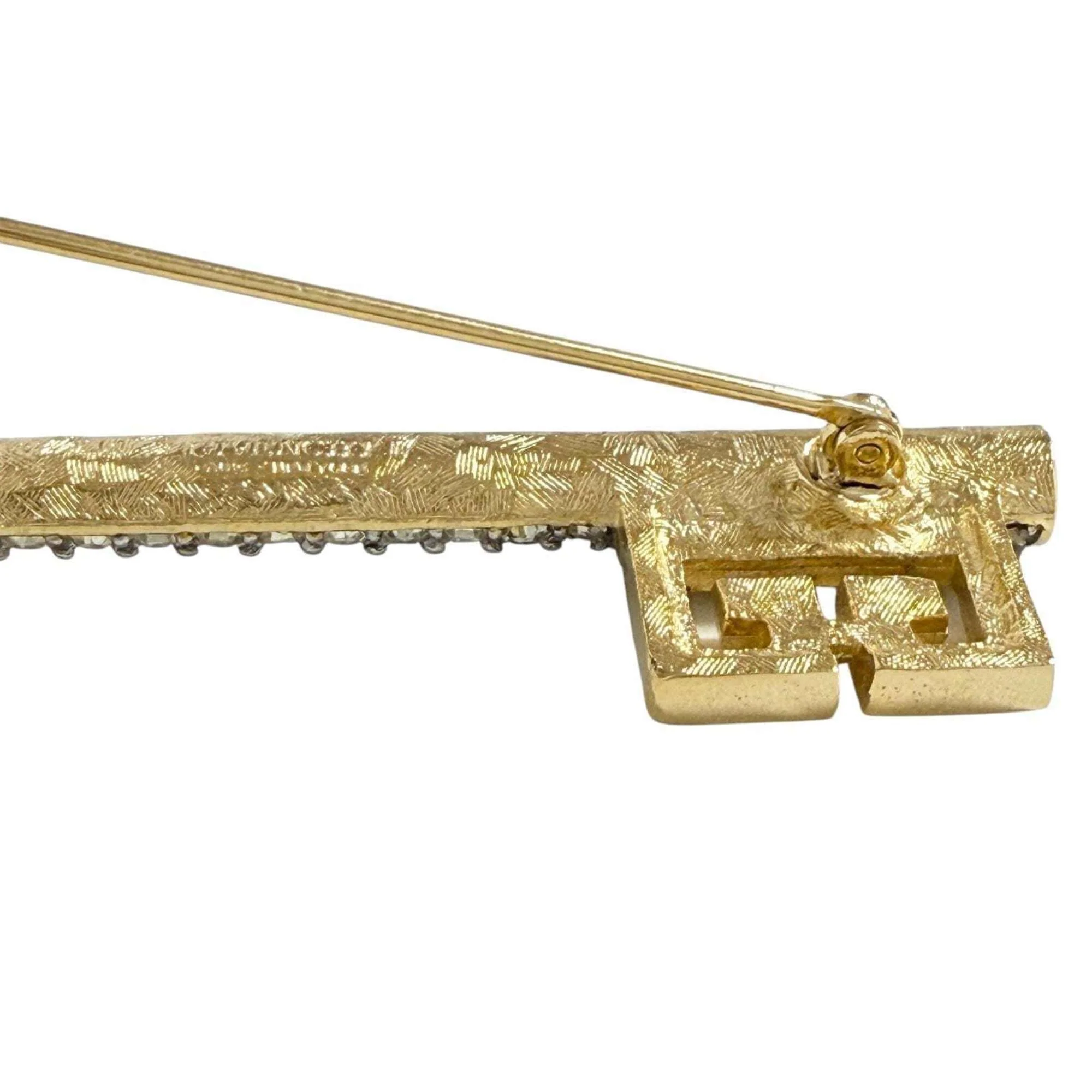 Brooch Metal and Rhinestone - Image 6