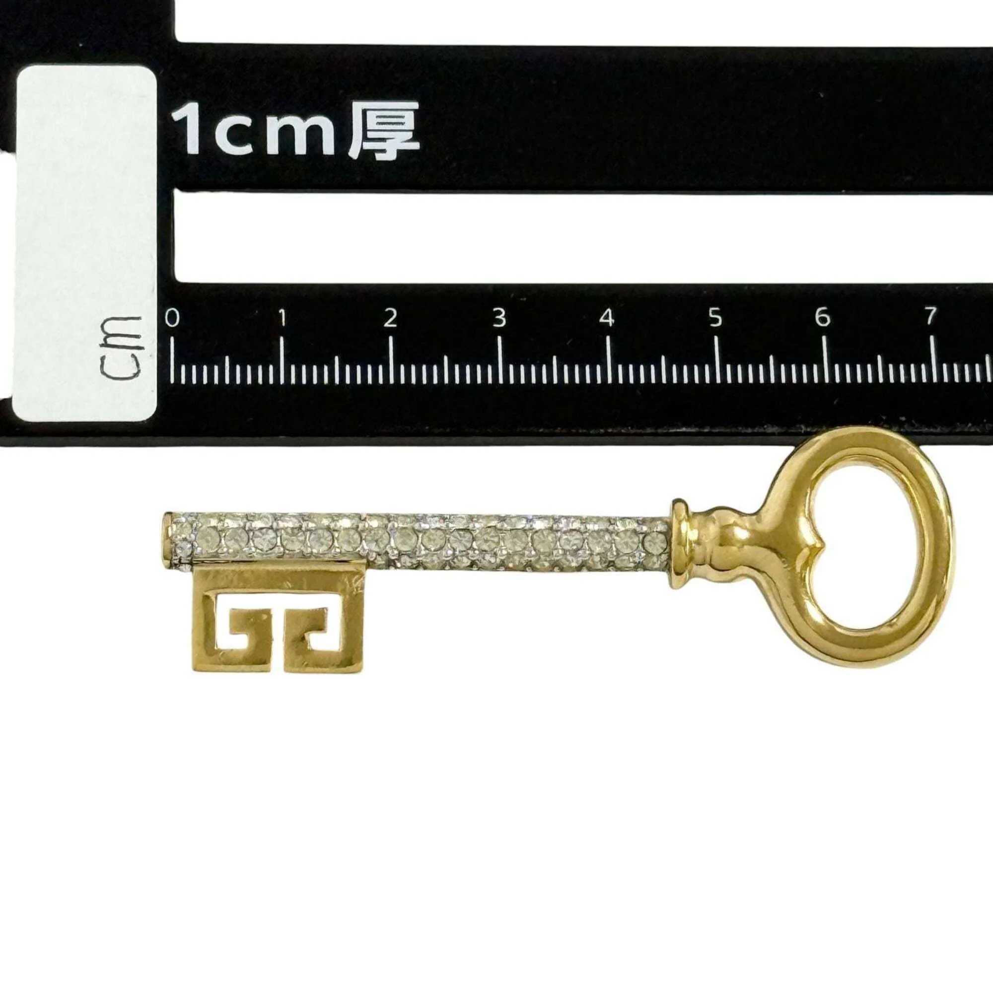Brooch Metal and Rhinestone - Image 9