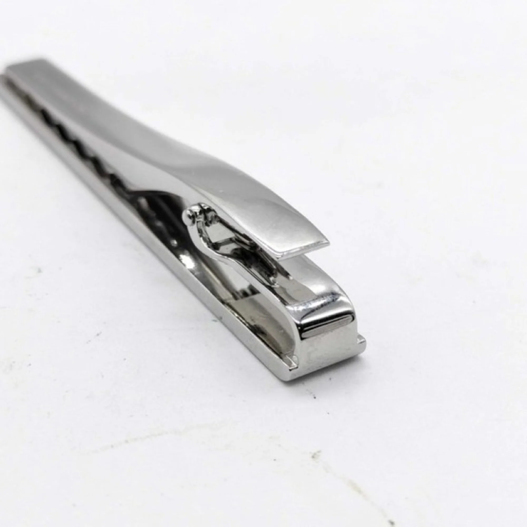 Tie Pin Metal Silver Brooch - Image 5