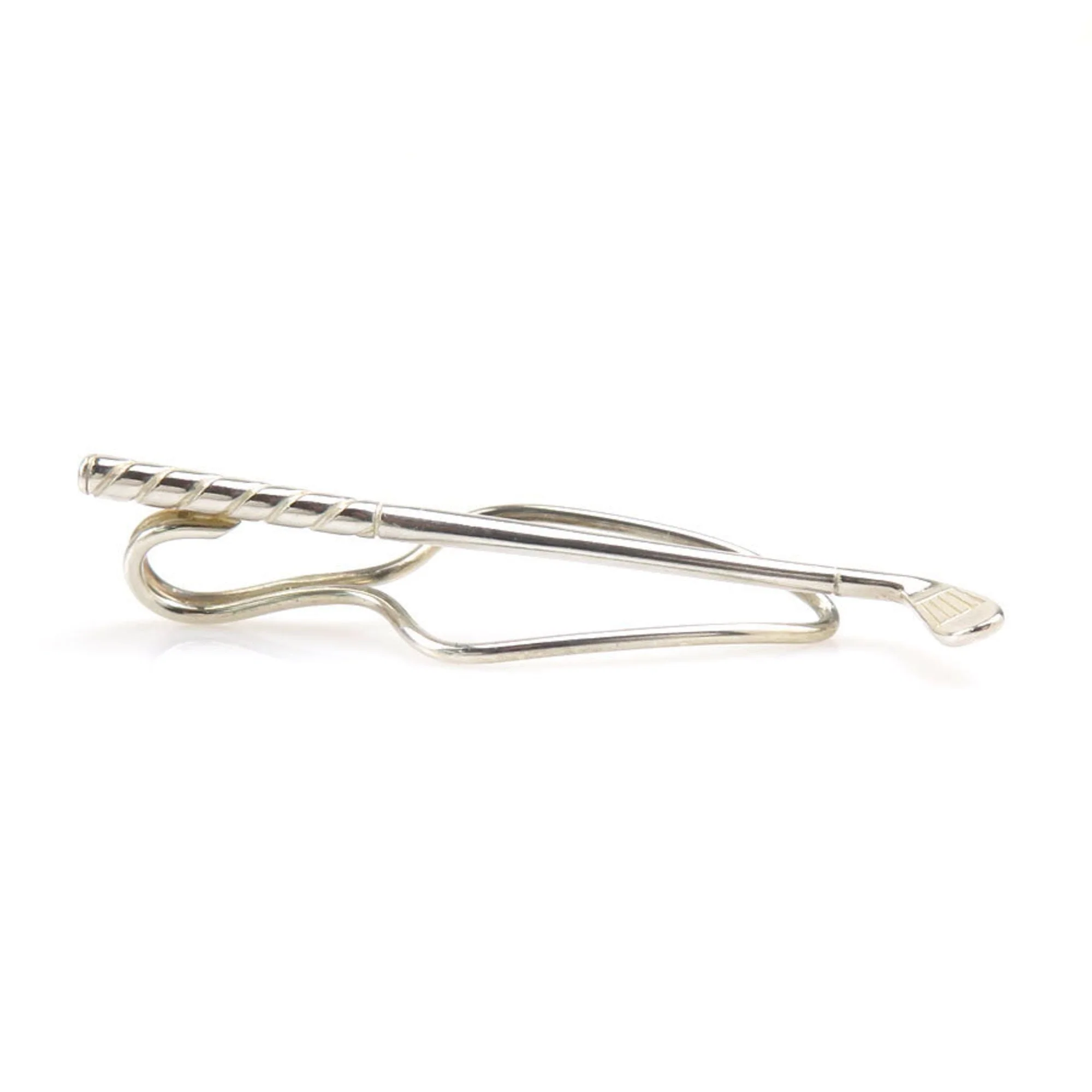 Tie Clip Sterling Silver Brooch - Image 2