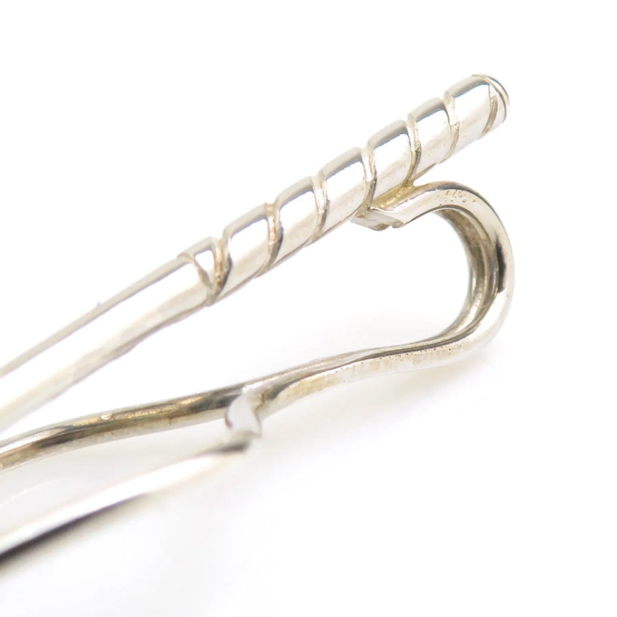 Tie Clip Sterling Silver Brooch - Image 7