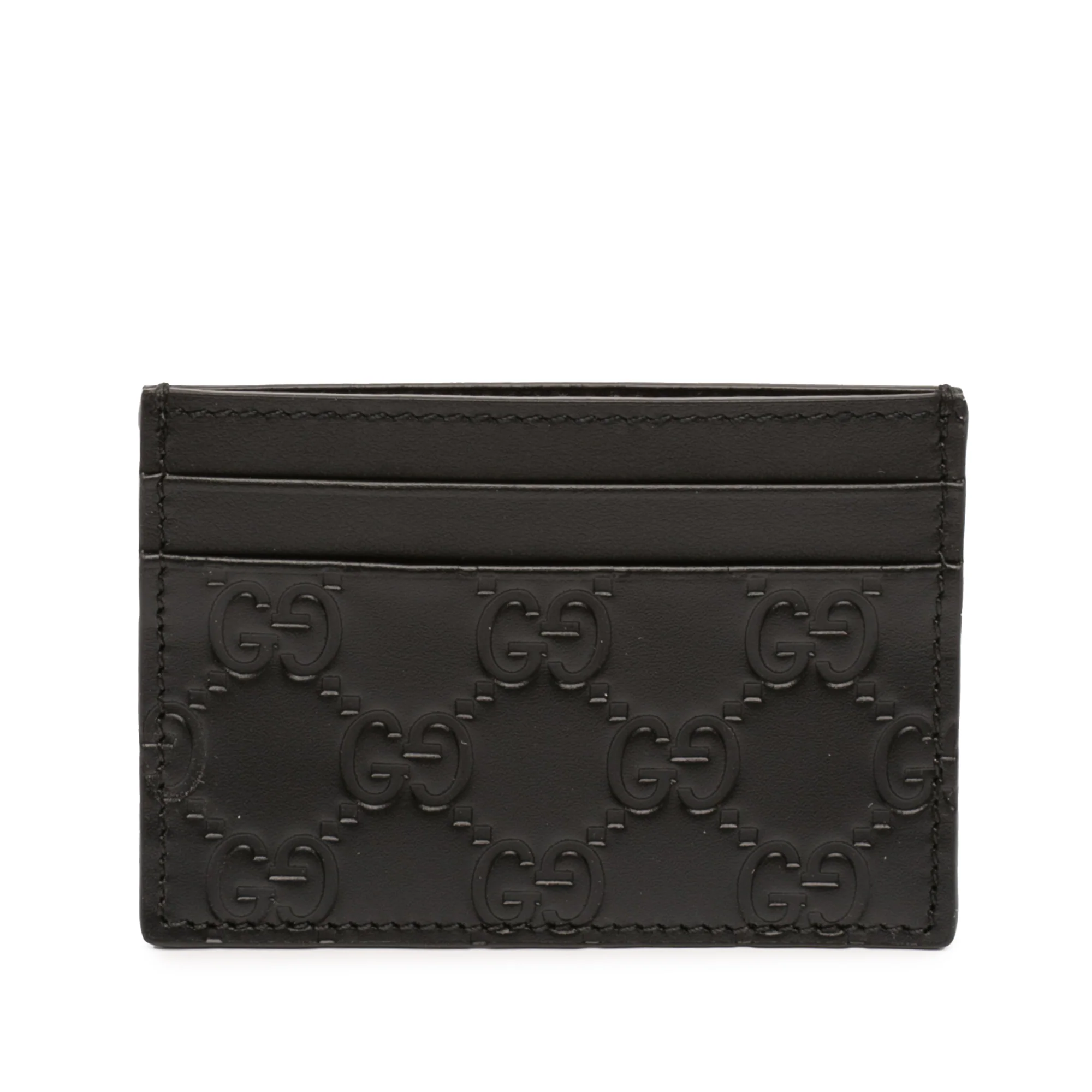 Card Holder Guccissima Leather