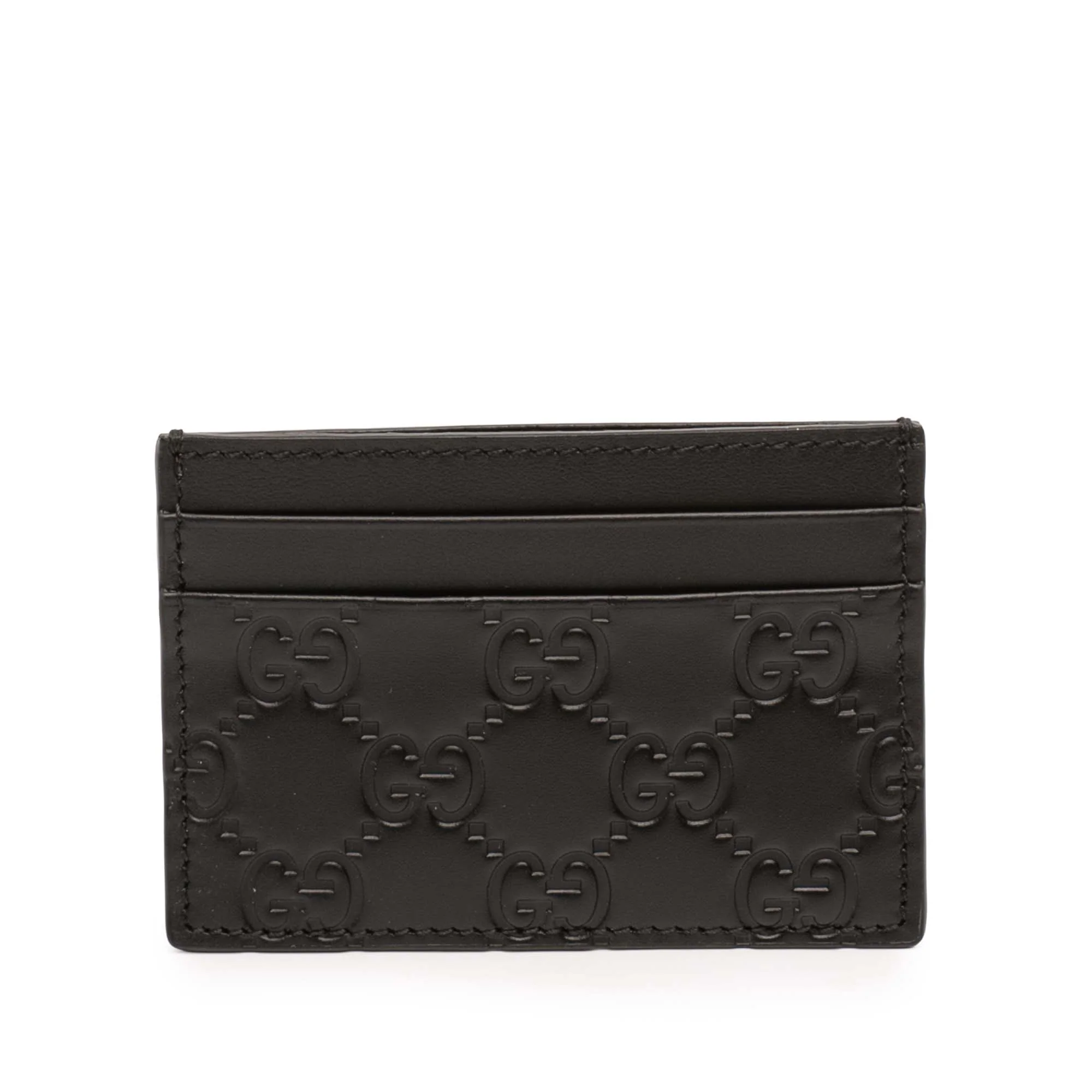 Card Holder Guccissima Leather