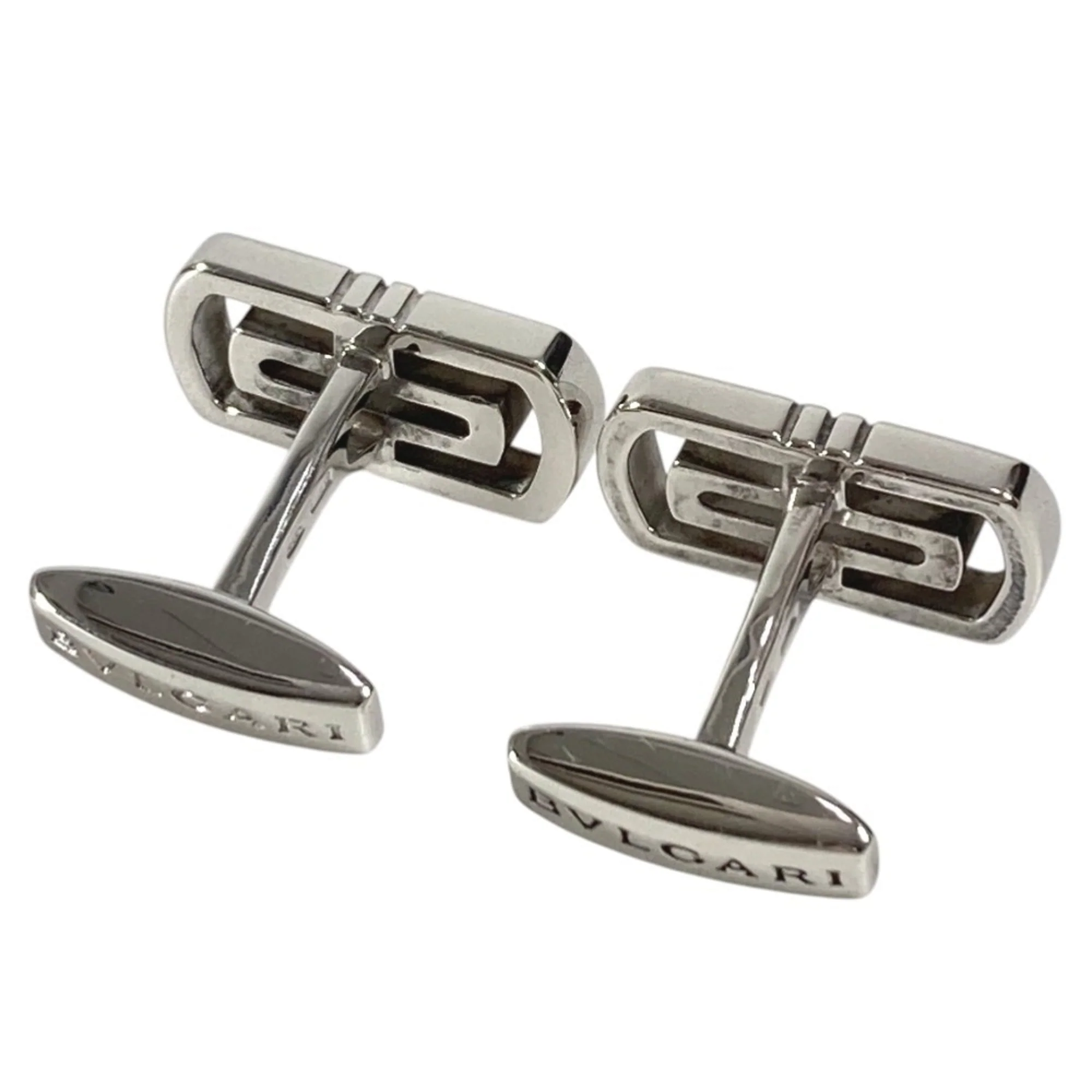 Parentesi Cufflinks Sterling Silver Bracelet - Image 2
