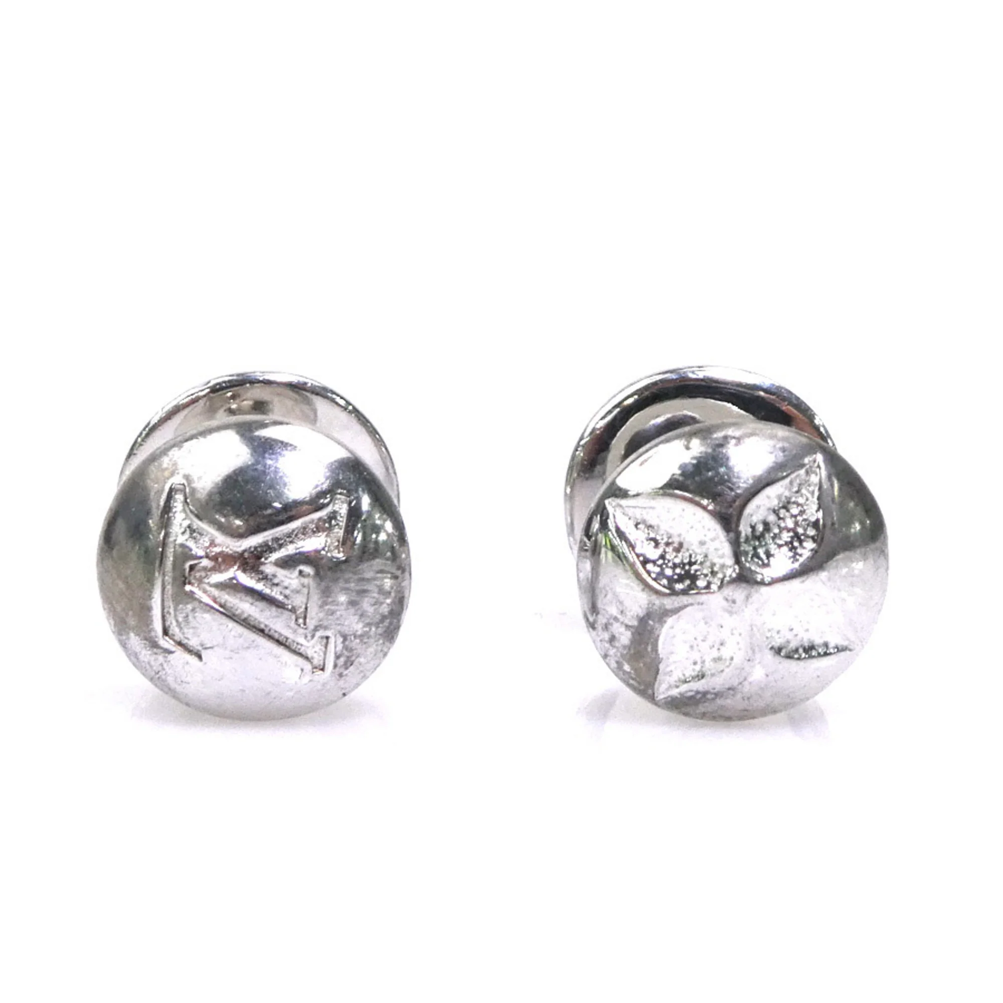 Cufflinks Sterling Silver Damier Canvas Brown Bracelet - Image 4