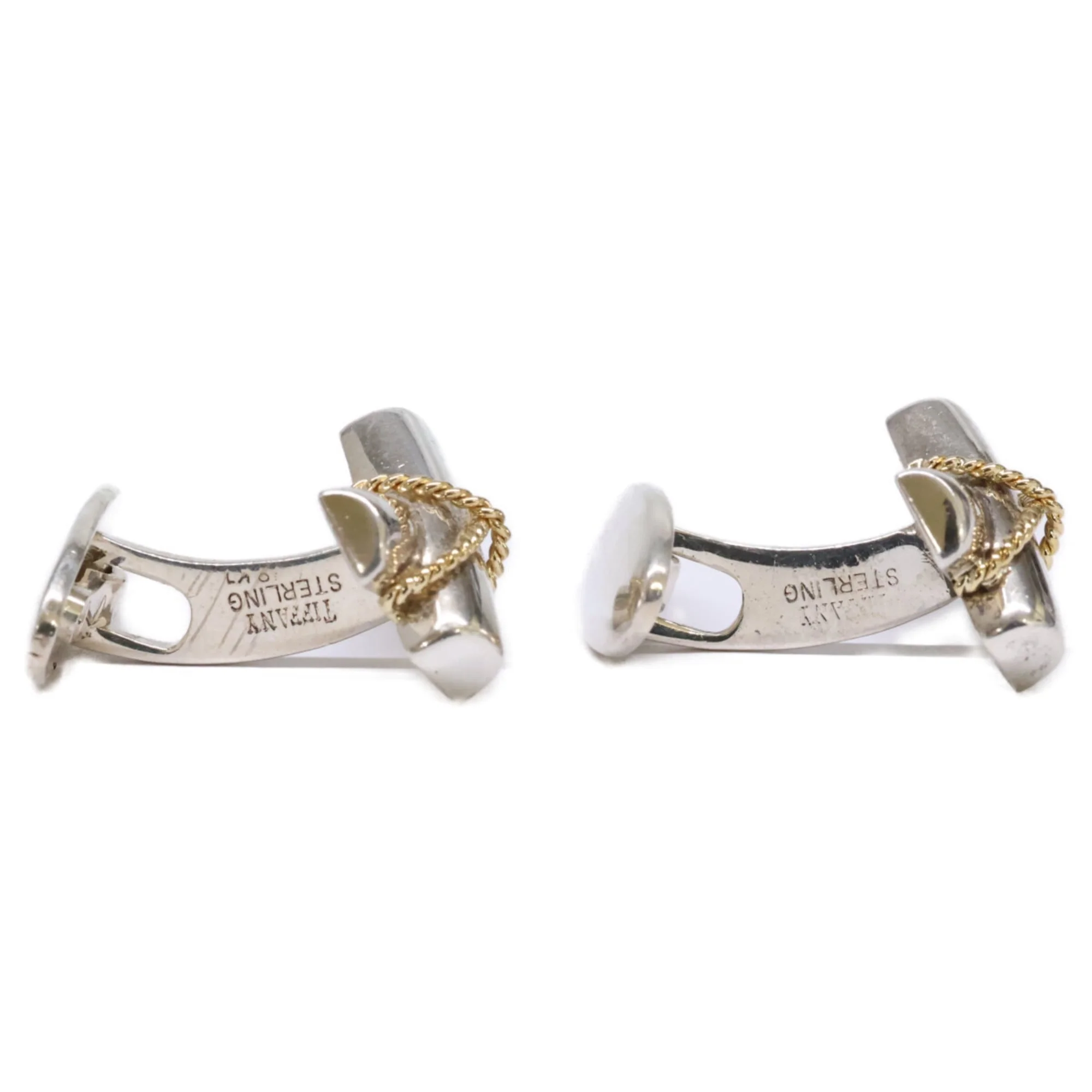 Cross Motif Cufflinks Sterling Silver Bracelet - Image 5