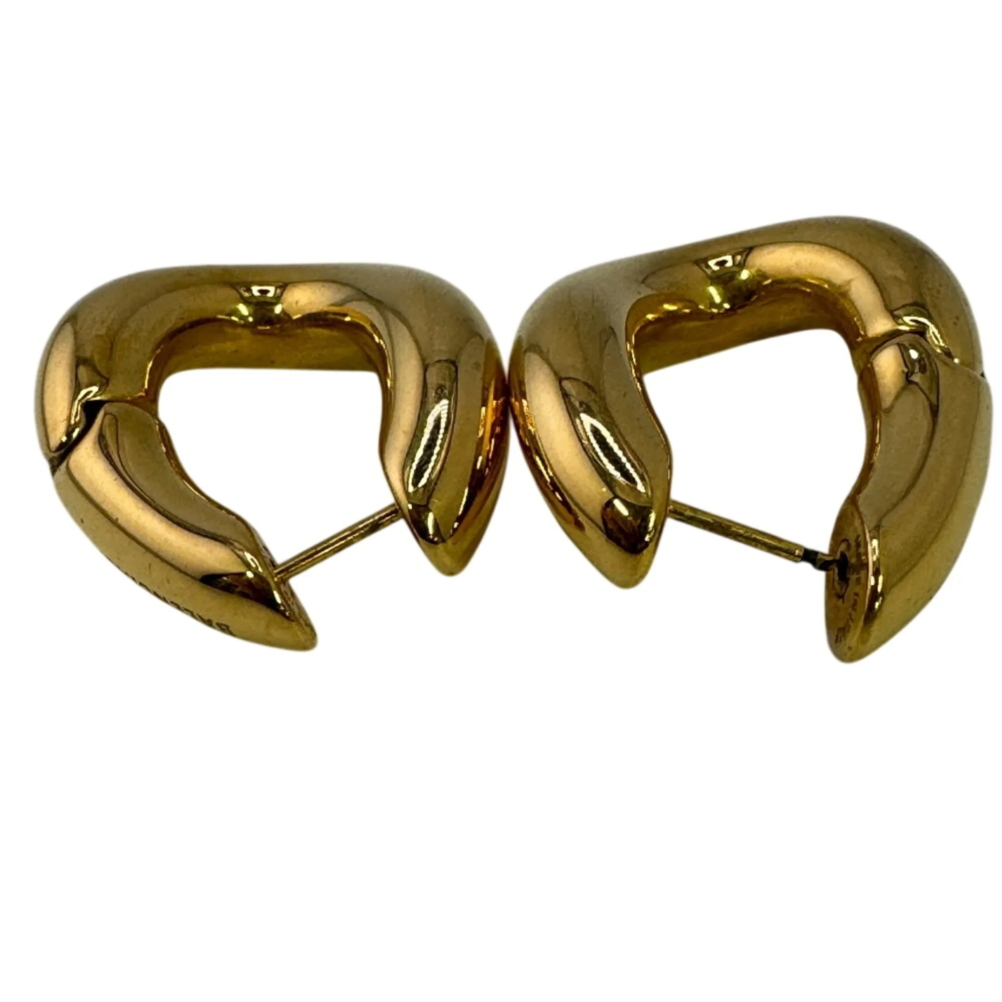 Earrings Hoop Gold-Tone Metal - Image 4