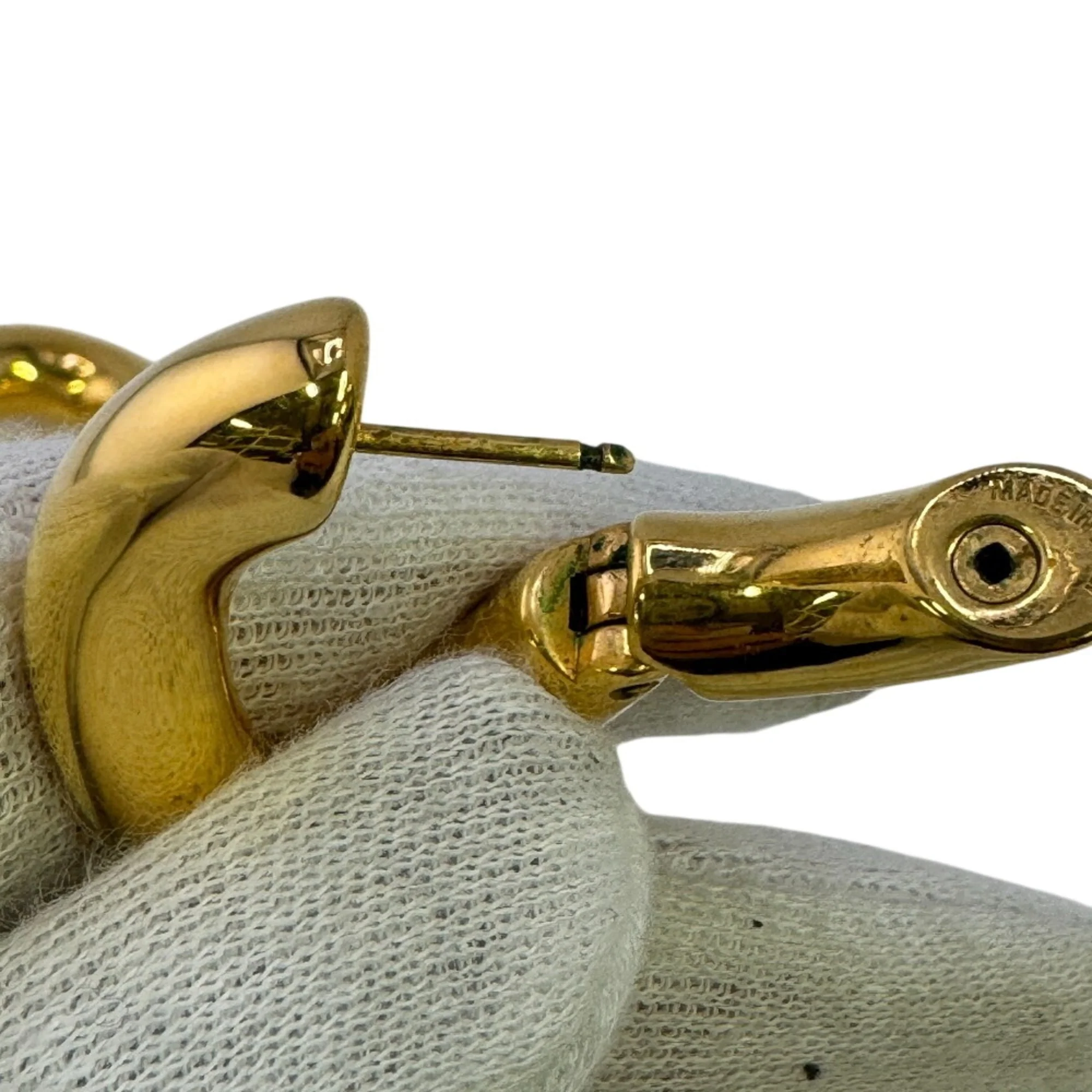 Earrings Hoop Gold-Tone Metal - Image 5