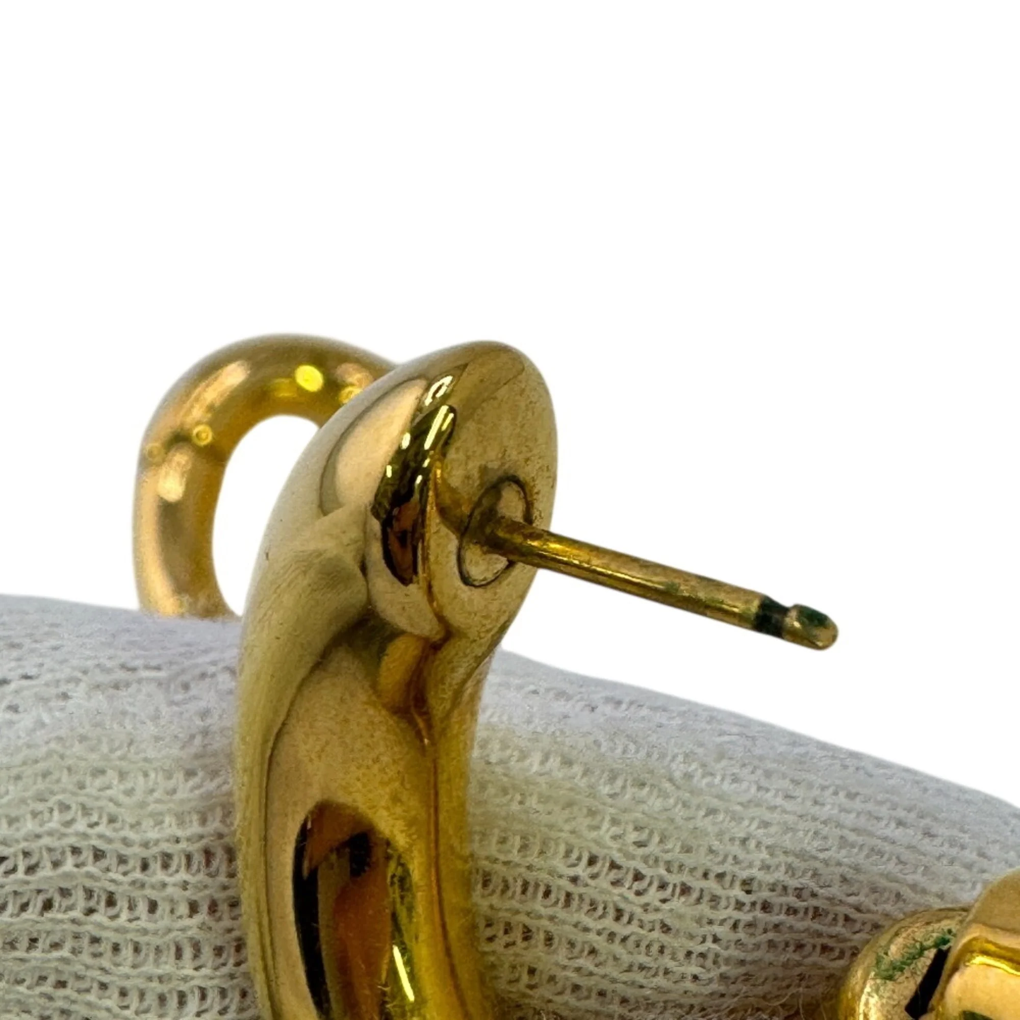Earrings Hoop Gold-Tone Metal - Image 8