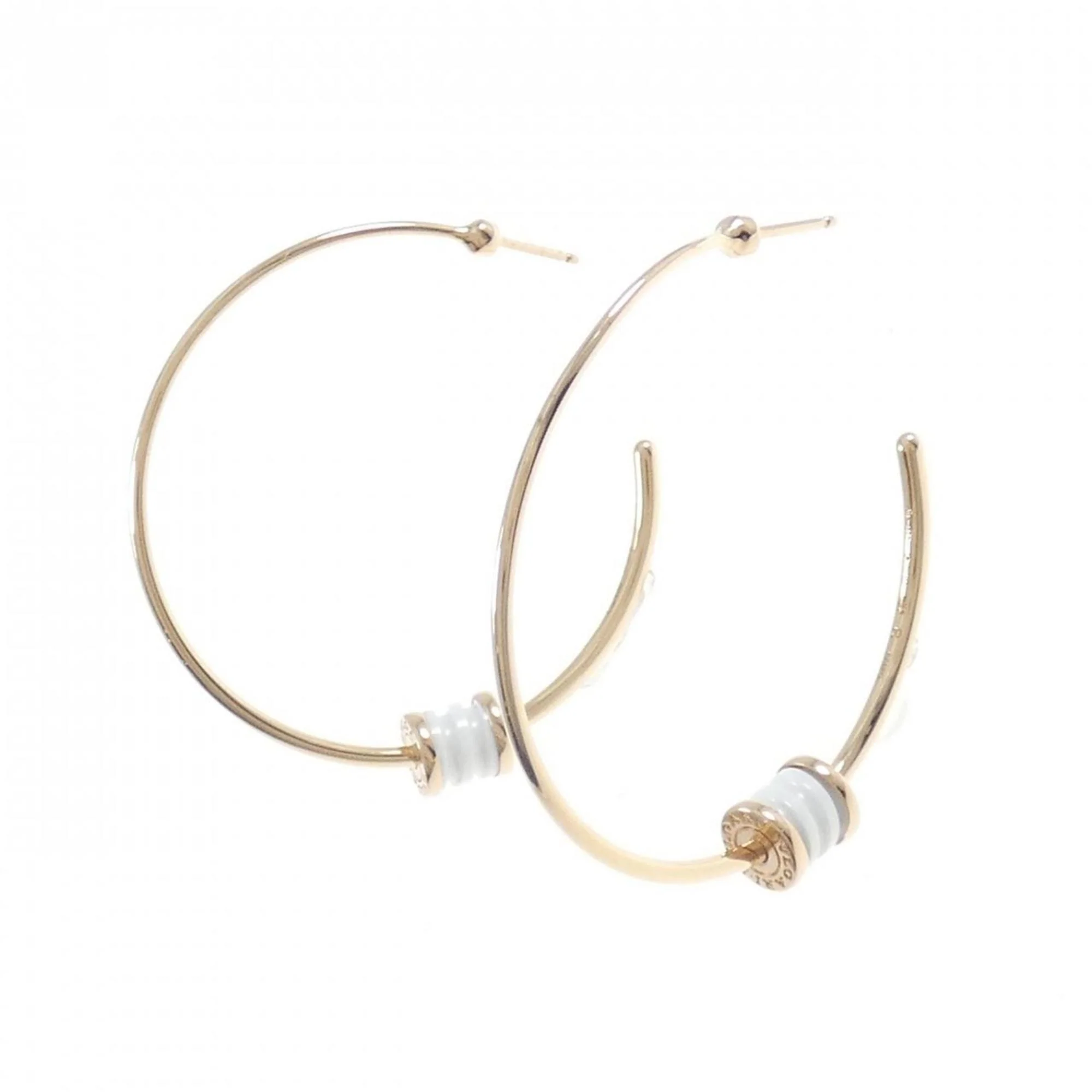 Earrings Ceramic and 18K Rose Gold - Image 2