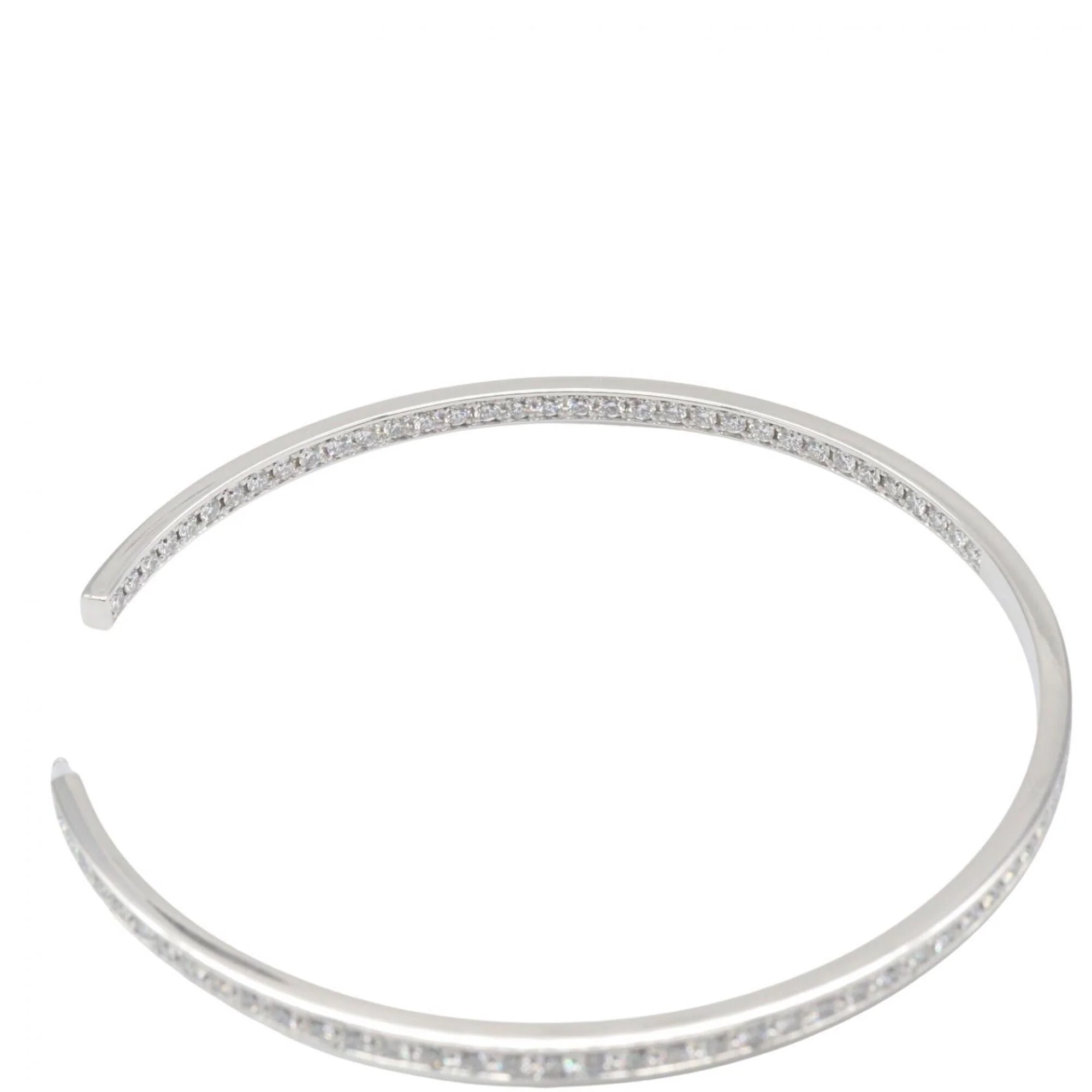Earrings Hoop 18K White Gold - Image 5