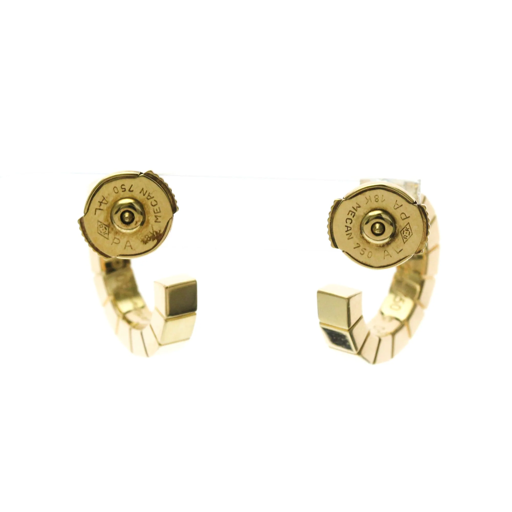 Earrings Hoop 18K Yellow Gold - Image 2