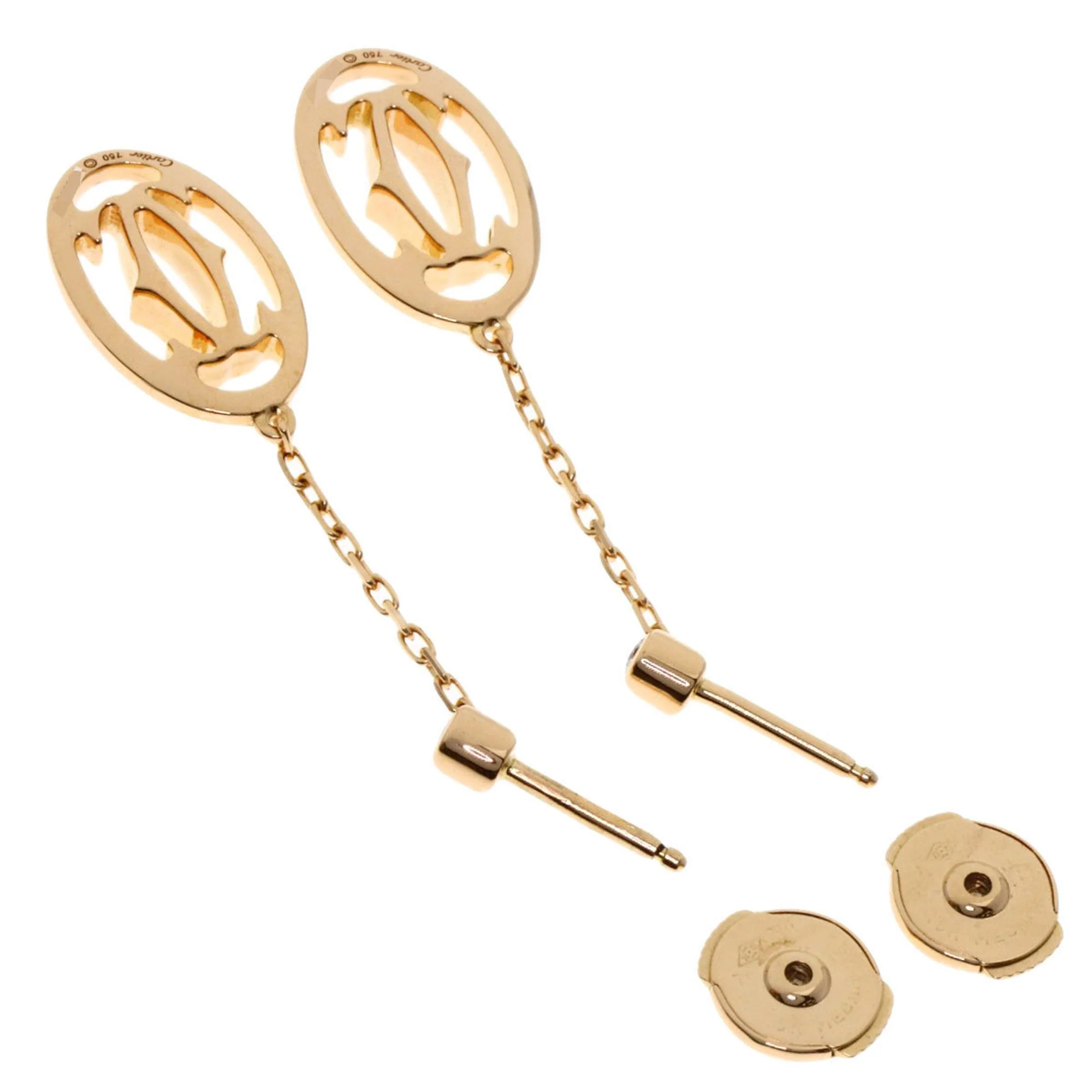 Earrings Logo 18K Rose Gold - Image 2