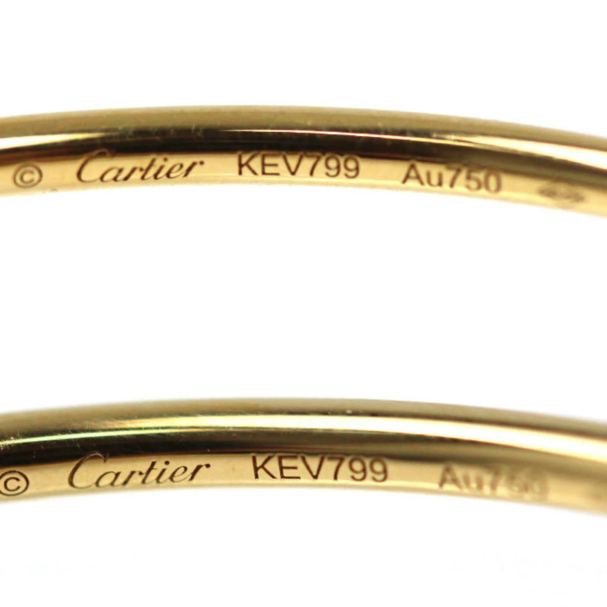 Juste un Clou Earrings 18K Yellow Gold and Diamond Large 18K Yellow Gold - Image 7