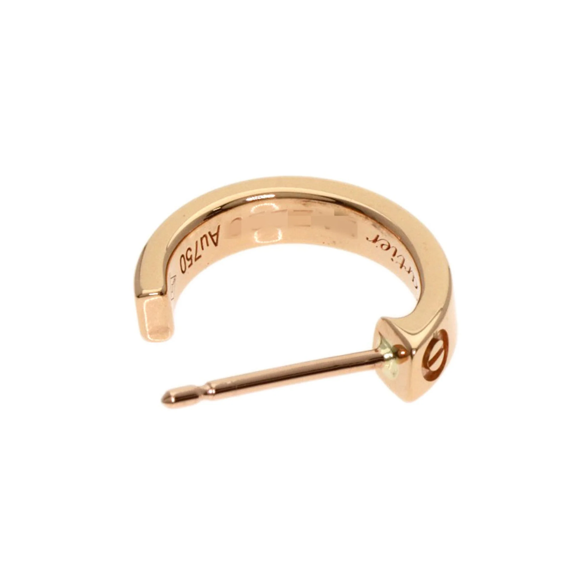 Love Earrings 18K Rose Gold Mini 18K Rose Gold - Image 3
