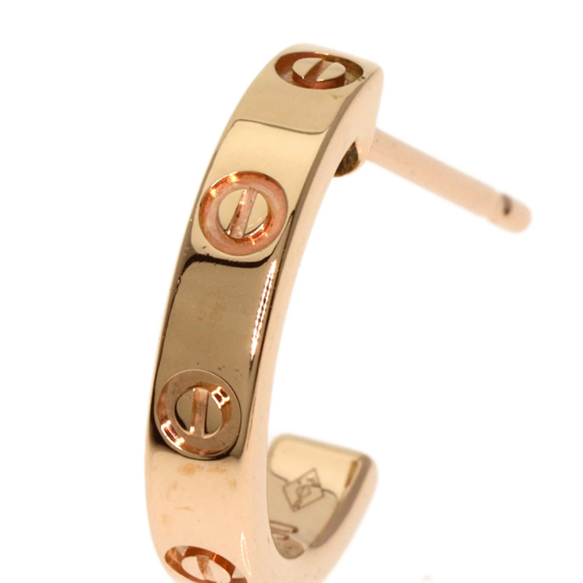Love Earrings 18K Rose Gold Mini 18K Rose Gold - Image 5