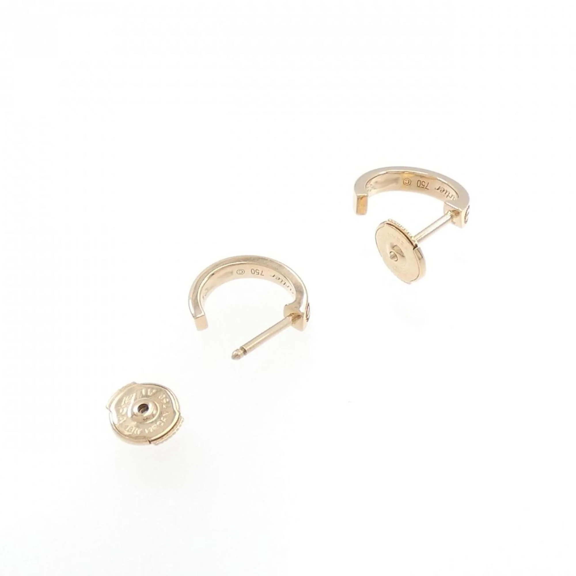 Love Earrings 18K Rose Gold Mini 18K Rose Gold - Image 3