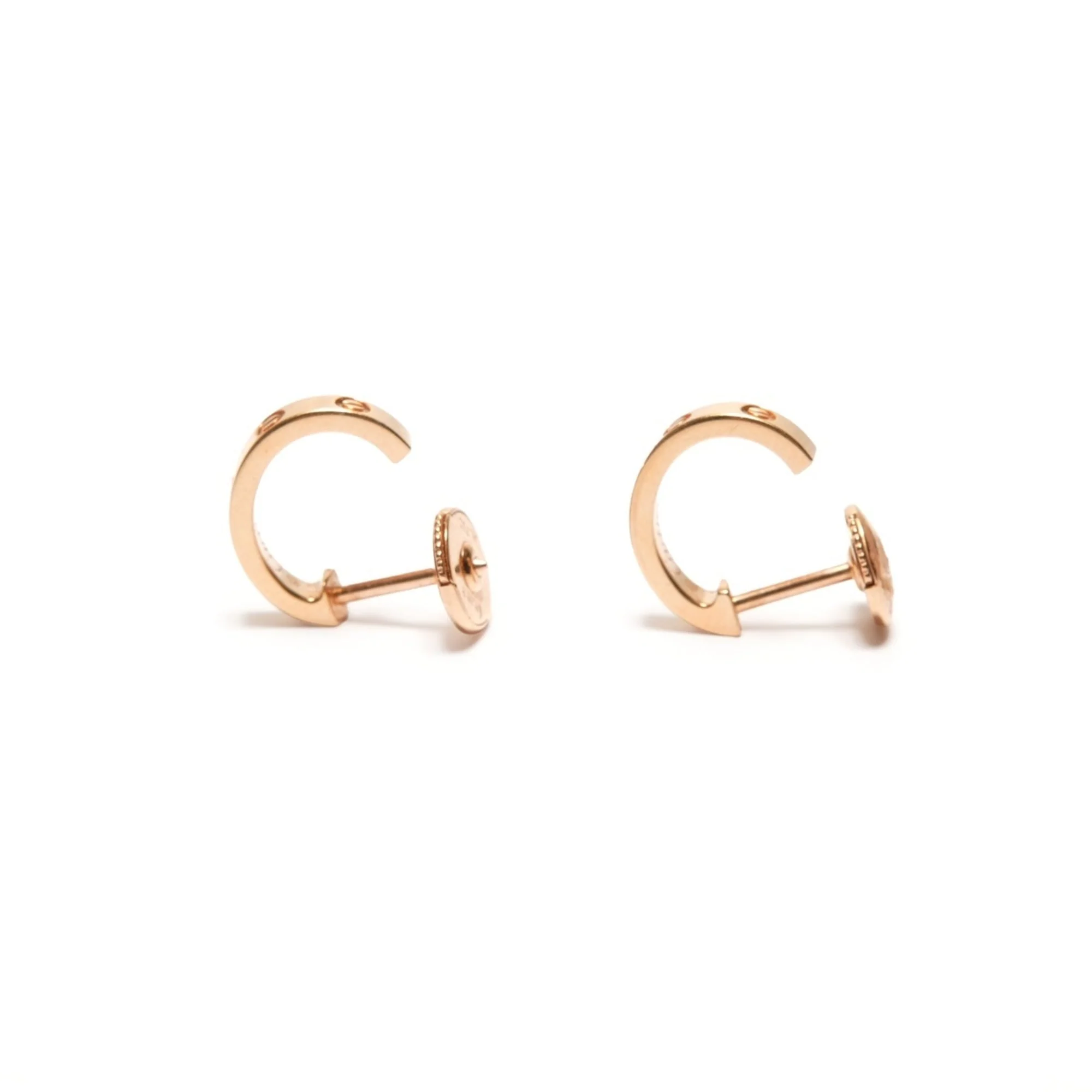 Love Earrings 18K Yellow Gold 18K Yellow Gold - Image 3