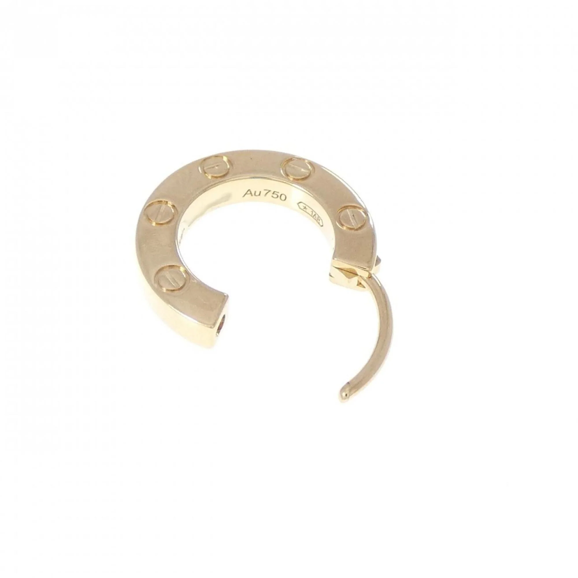 Love Earrings 18K Yellow Gold 18K Yellow Gold - Image 3