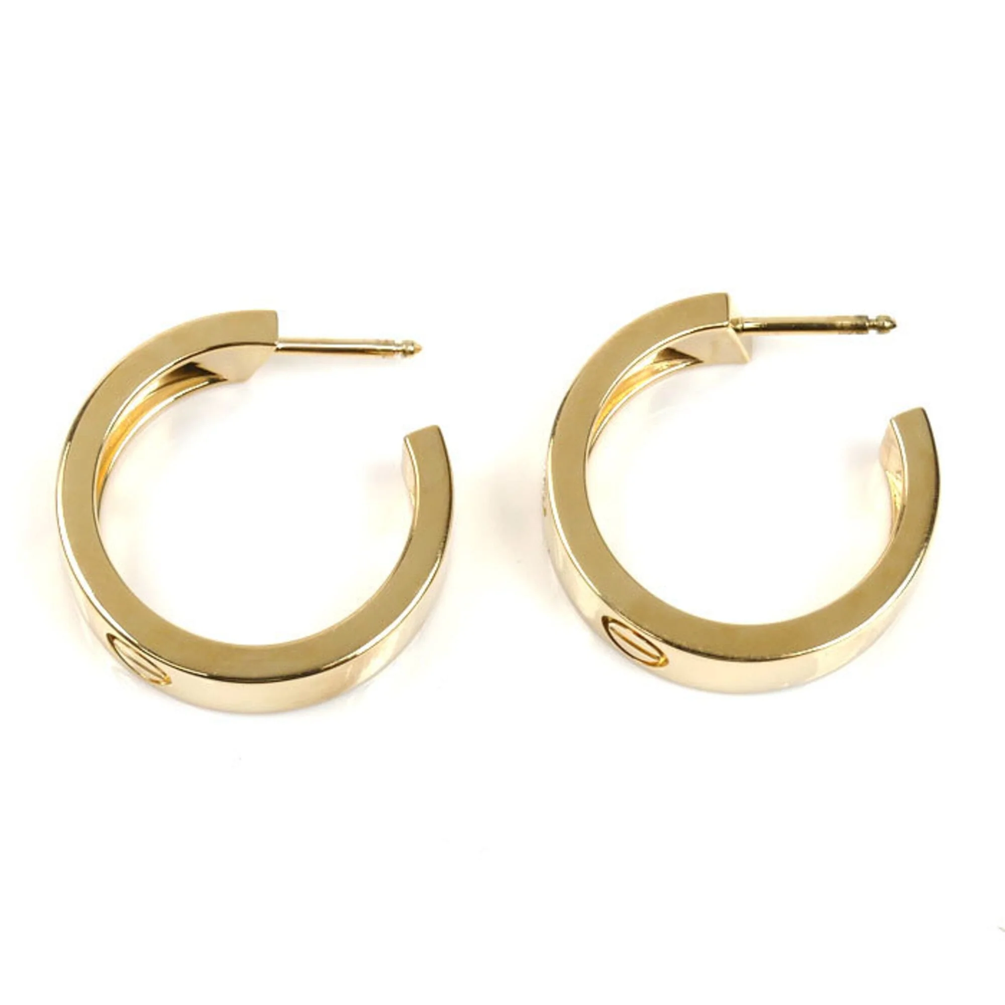 Love Earrings 18K Yellow Gold 18K Yellow Gold - Image 3
