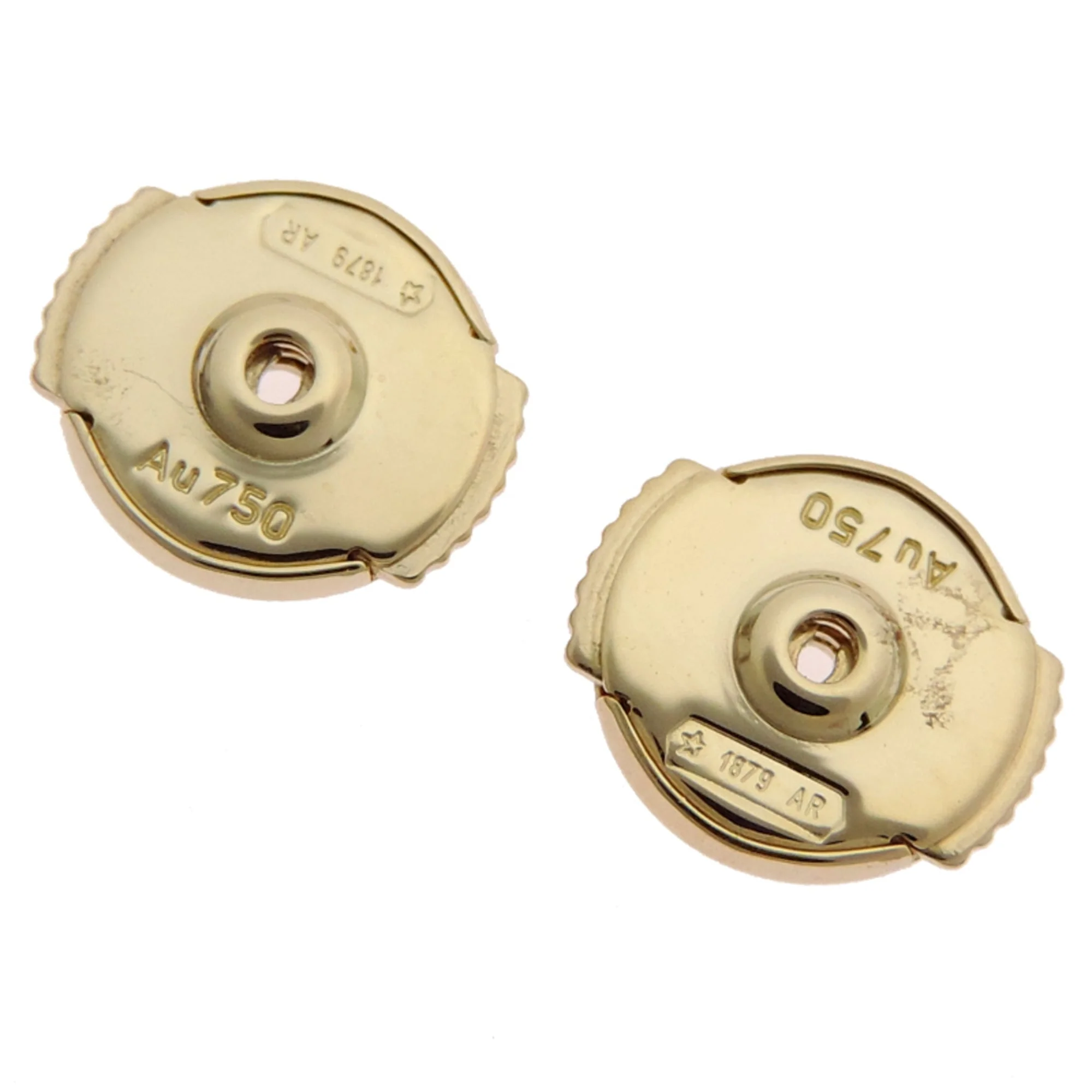 Love Stud Earrings 18K Yellow Gold Small 18K Yellow Gold - Image 8