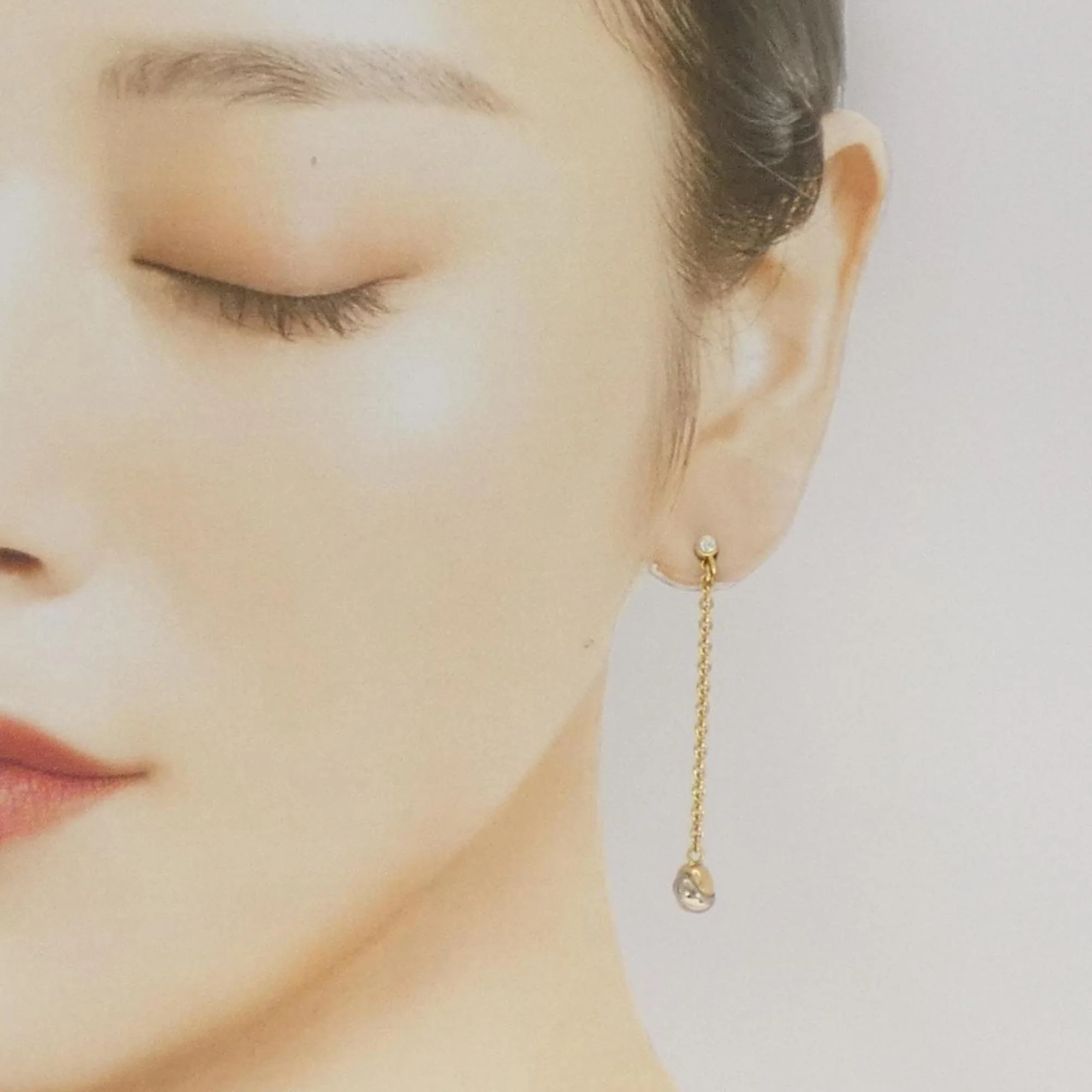Trinity Earrings 18K Tricolor Gold - Image 4