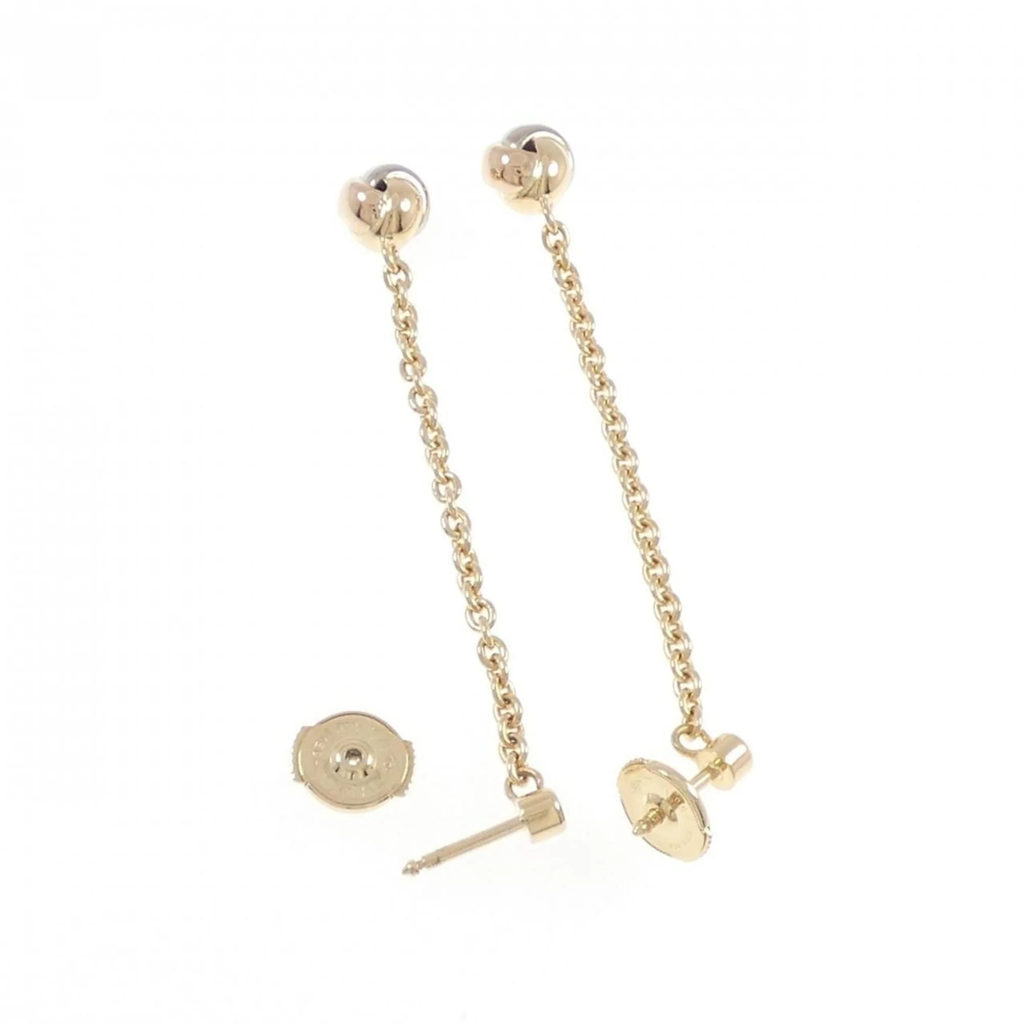 Trinity Earrings 18K Tricolor Gold - Image 3