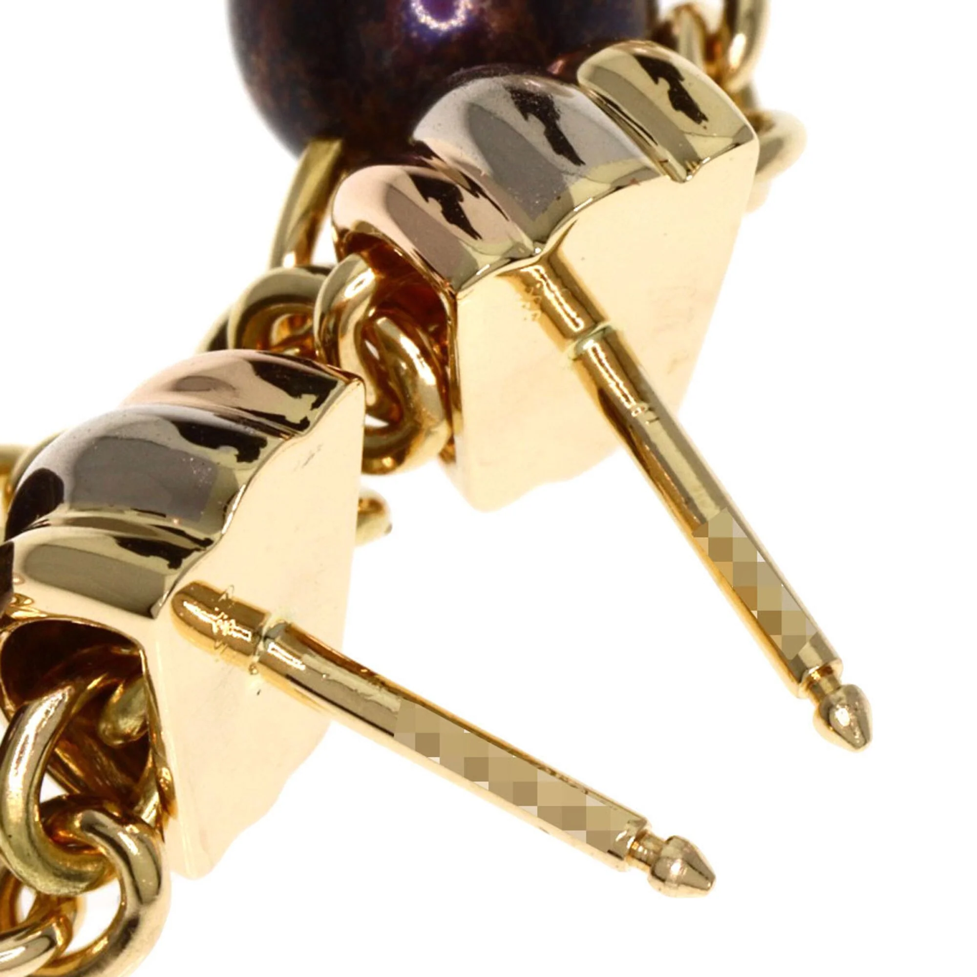 Trinity Earrings 18K Tricolor Gold - Image 8