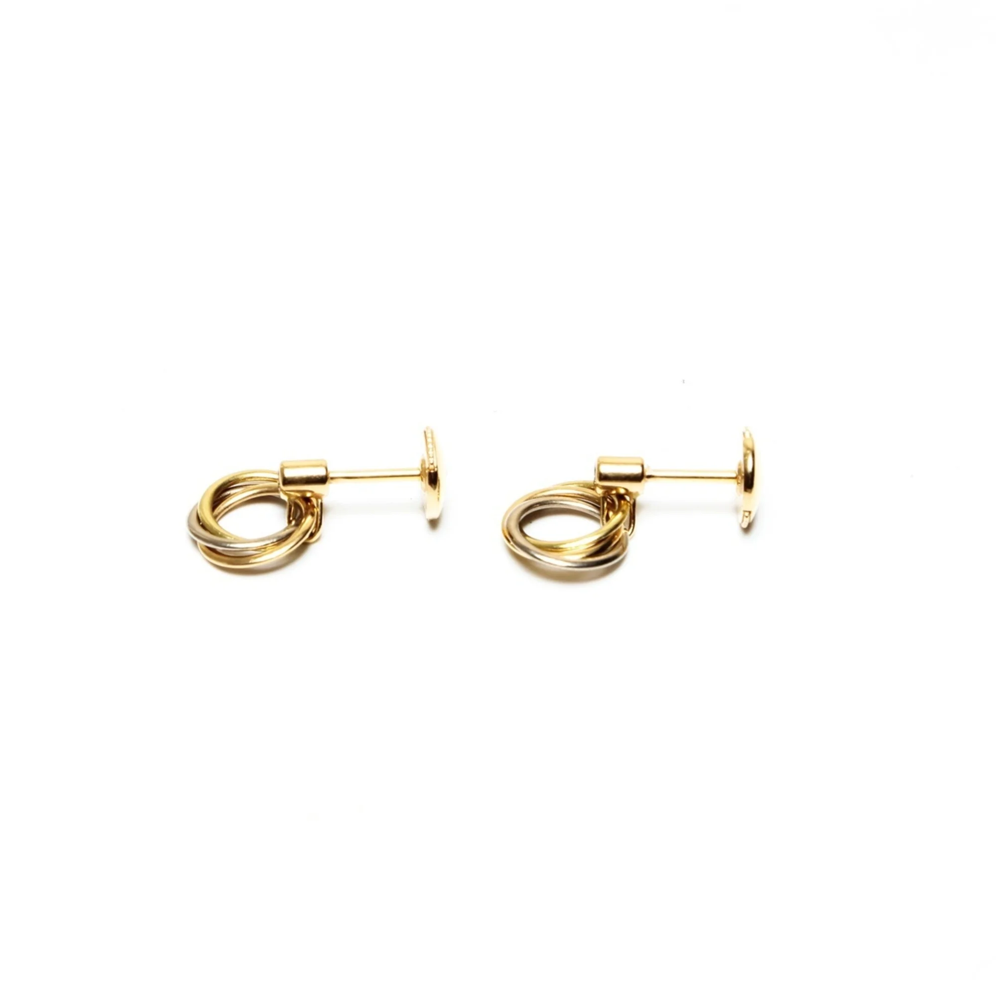 Trinity Earrings 18K Yellow Gold 18K Yellow Gold - Image 4