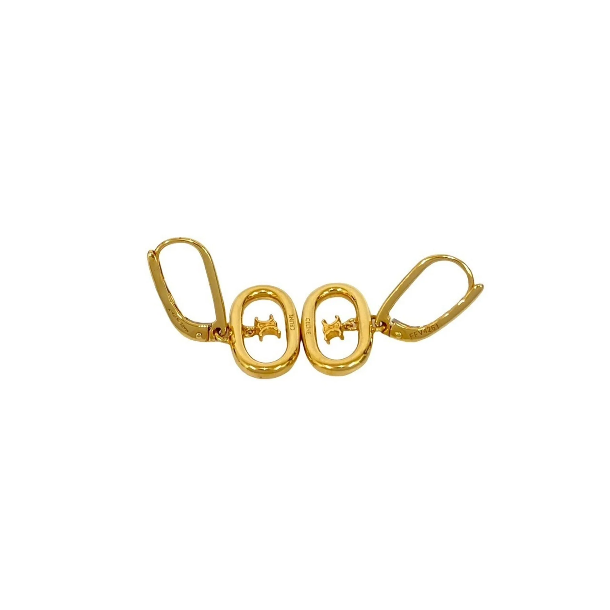 Earrings Gold-Tone Metal - Image 4