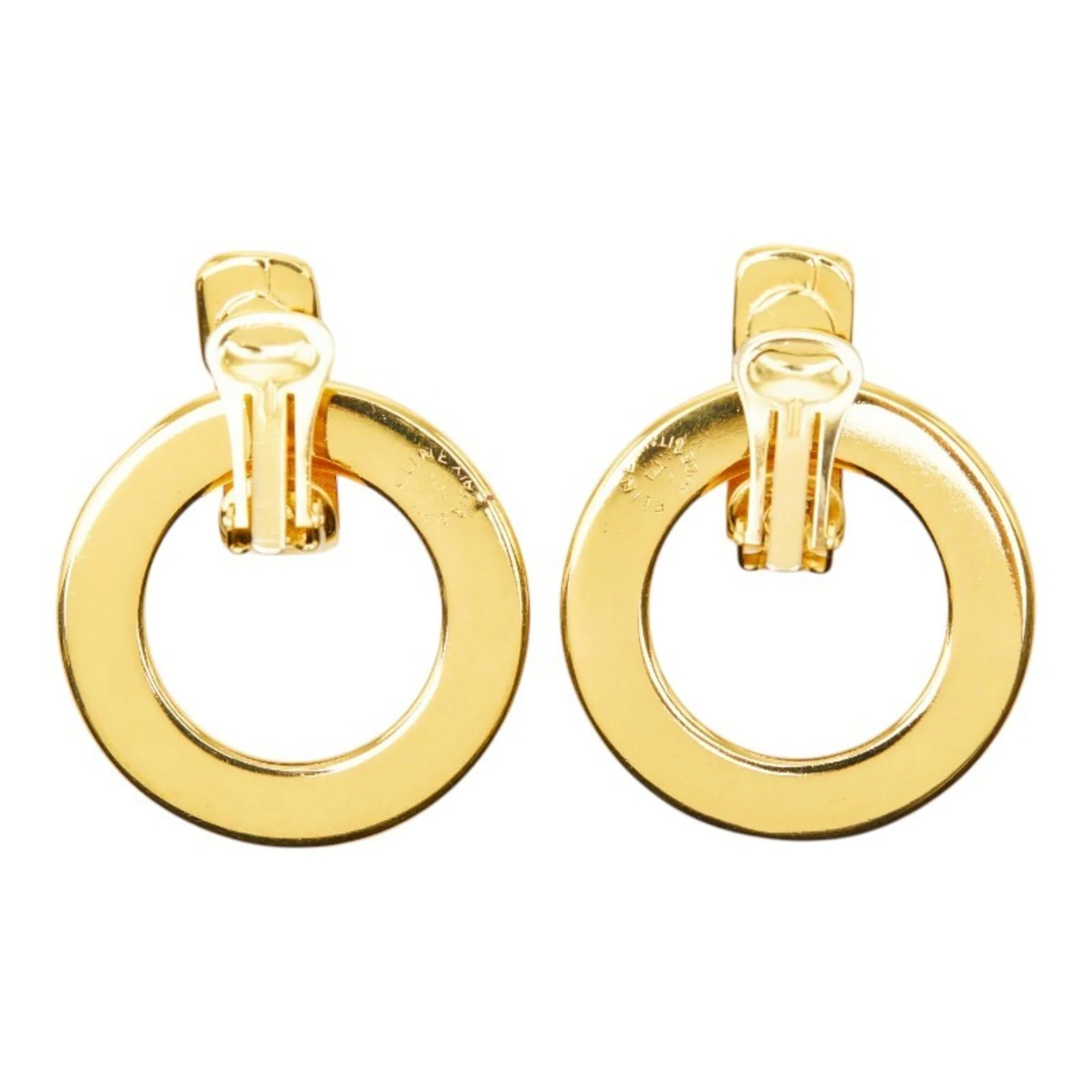 Earrings Logo Gold-Tone Metal - Image 3