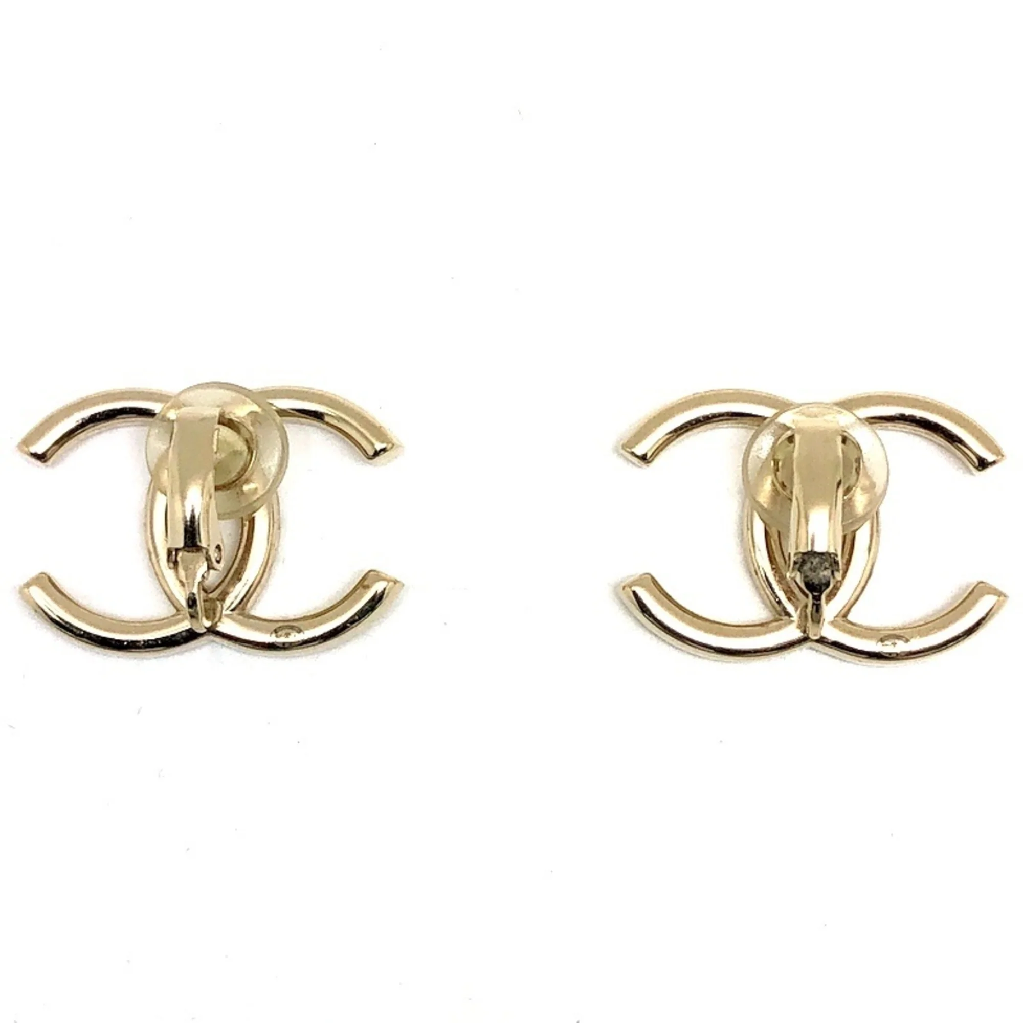 CC Logo Clip-On Earrings Metal - Image 2